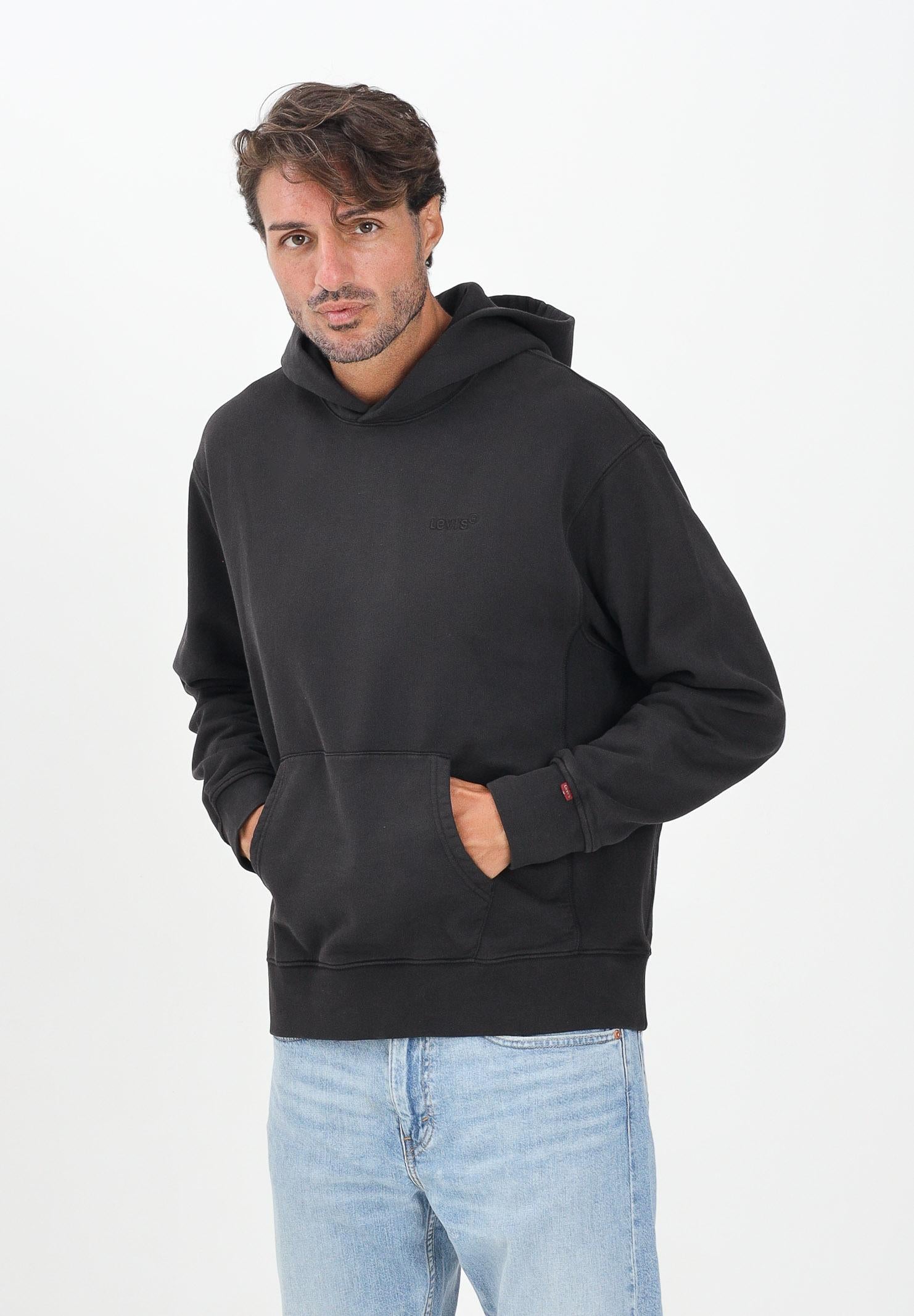 LEVI'S® Felpa con cappuccio Authentic nera da uomo A8435-0019 . LEVI'S®