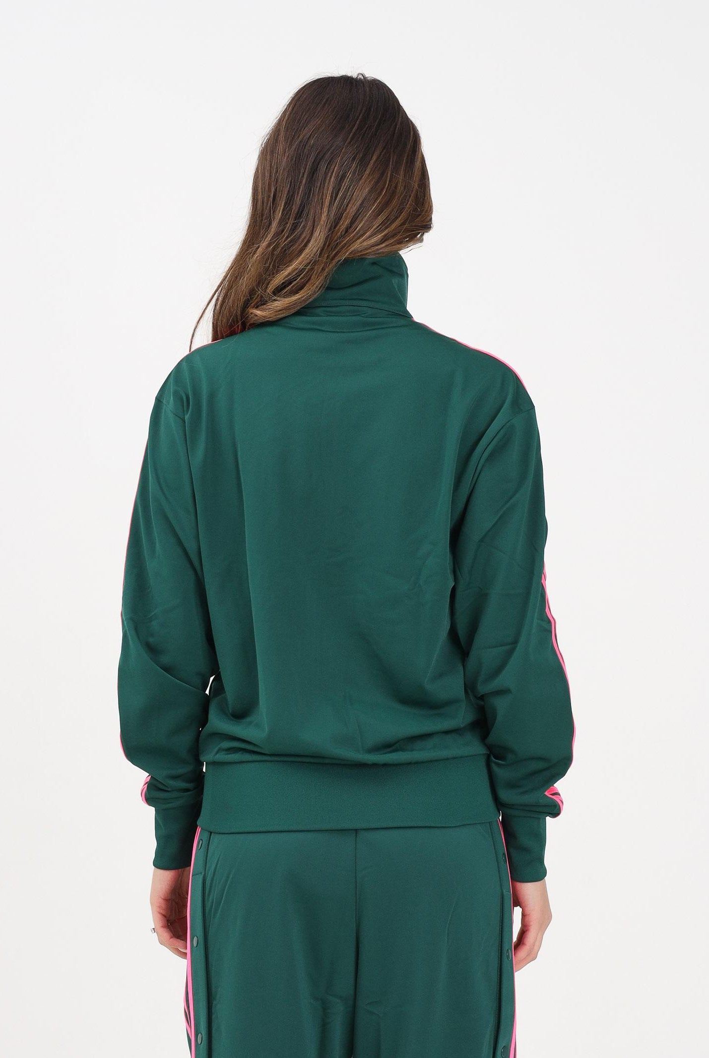 ADIDAS ORIGINALS Felpa con zip Adicolor Classics Firebird verde da donna KA0458 ADIDAS ORIGINALS