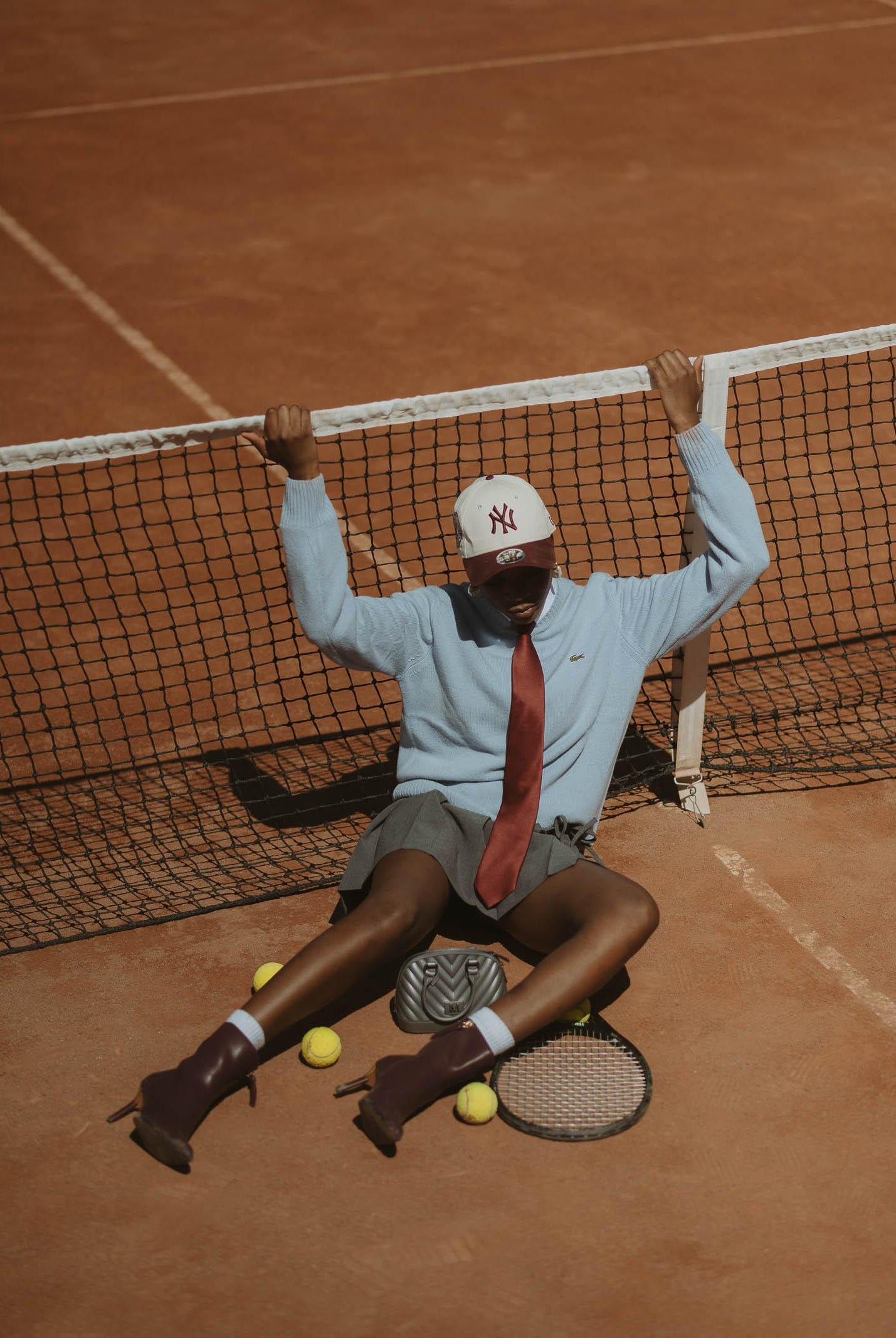 LACOSTE Maglioncino girocollo polvere da uomo AH2916 HBP LACOSTE