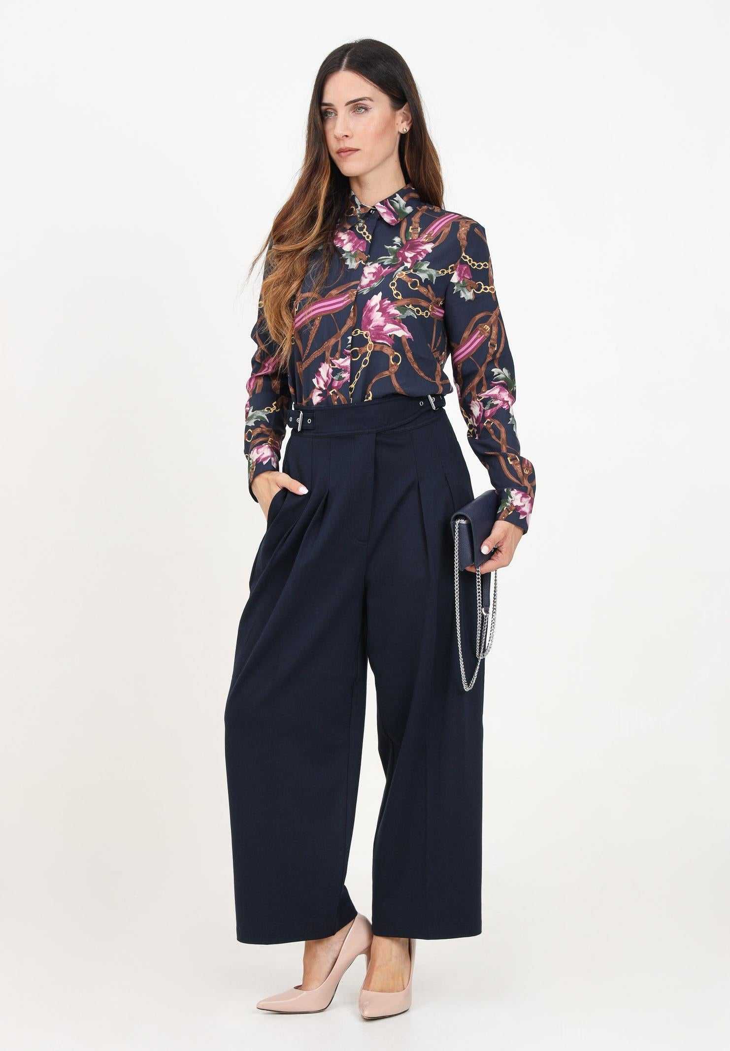 Pantalone elegante blu da donna 200909227001 NAVY LAUREN RALPH LAUREN