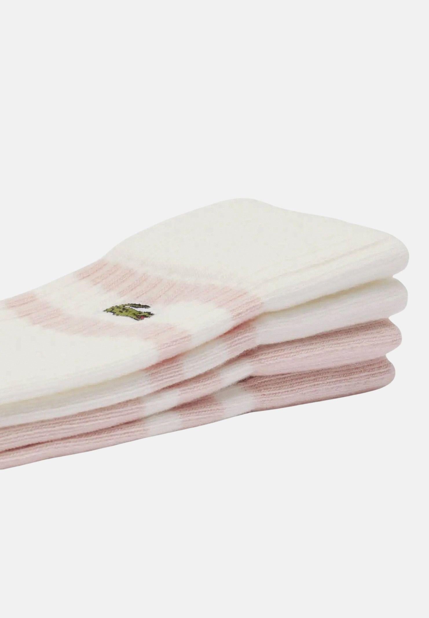 LACOSTE Calzini (2paia) bianchi e rosa per uomo e donna RA6842 R80 LACOSTE