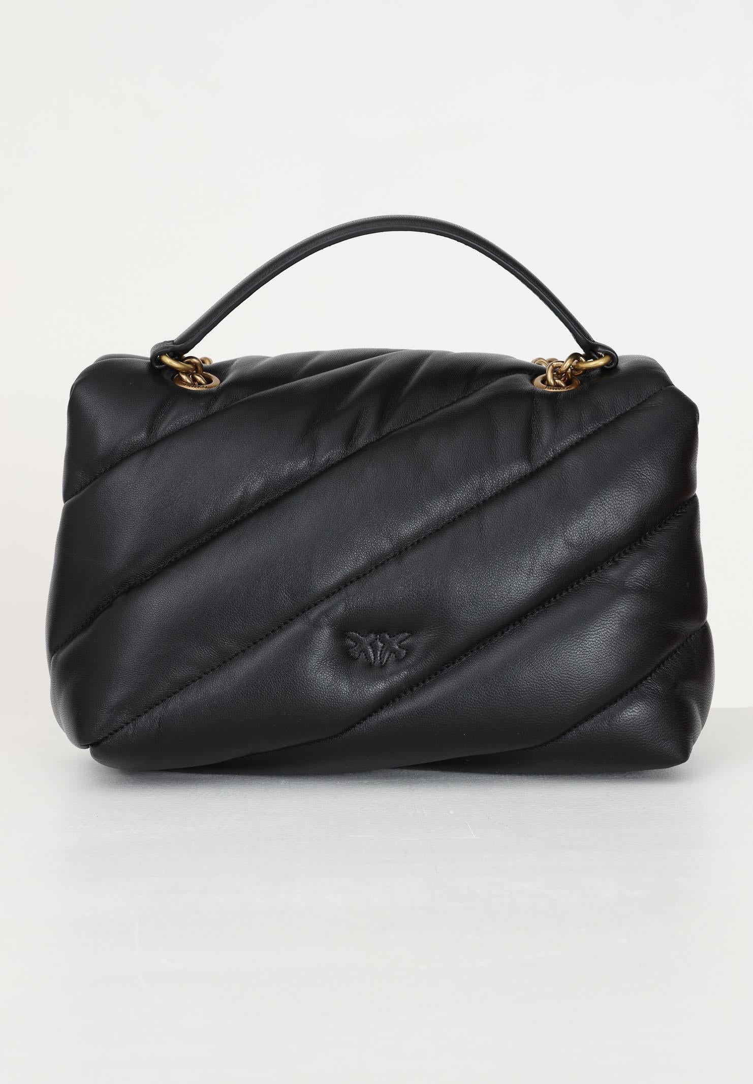 PINKO Borsa a tracolla Classic Love Bag Puff nera da donna 100038A0F2 Z99Q PINKO