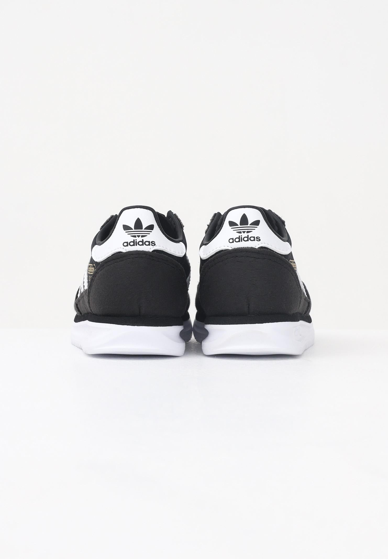 ADIDAS ORIGINALS Sneakers SL 72 RS Elastic Laces nere da neonato IH2978 . ADIDAS ORIGINALS