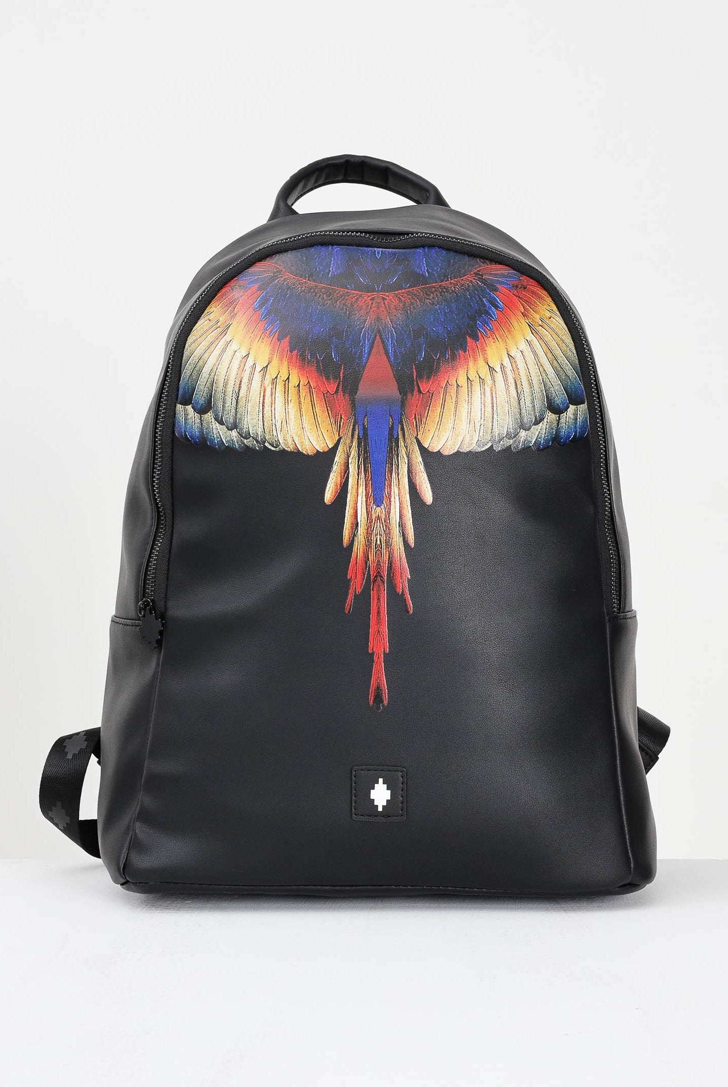 MARCELO BURLON COUNTY OF MILAN Zaino nero per uomo e donna con stampa COMAF250113 MARCELO BURLON COUNTY OF MILAN