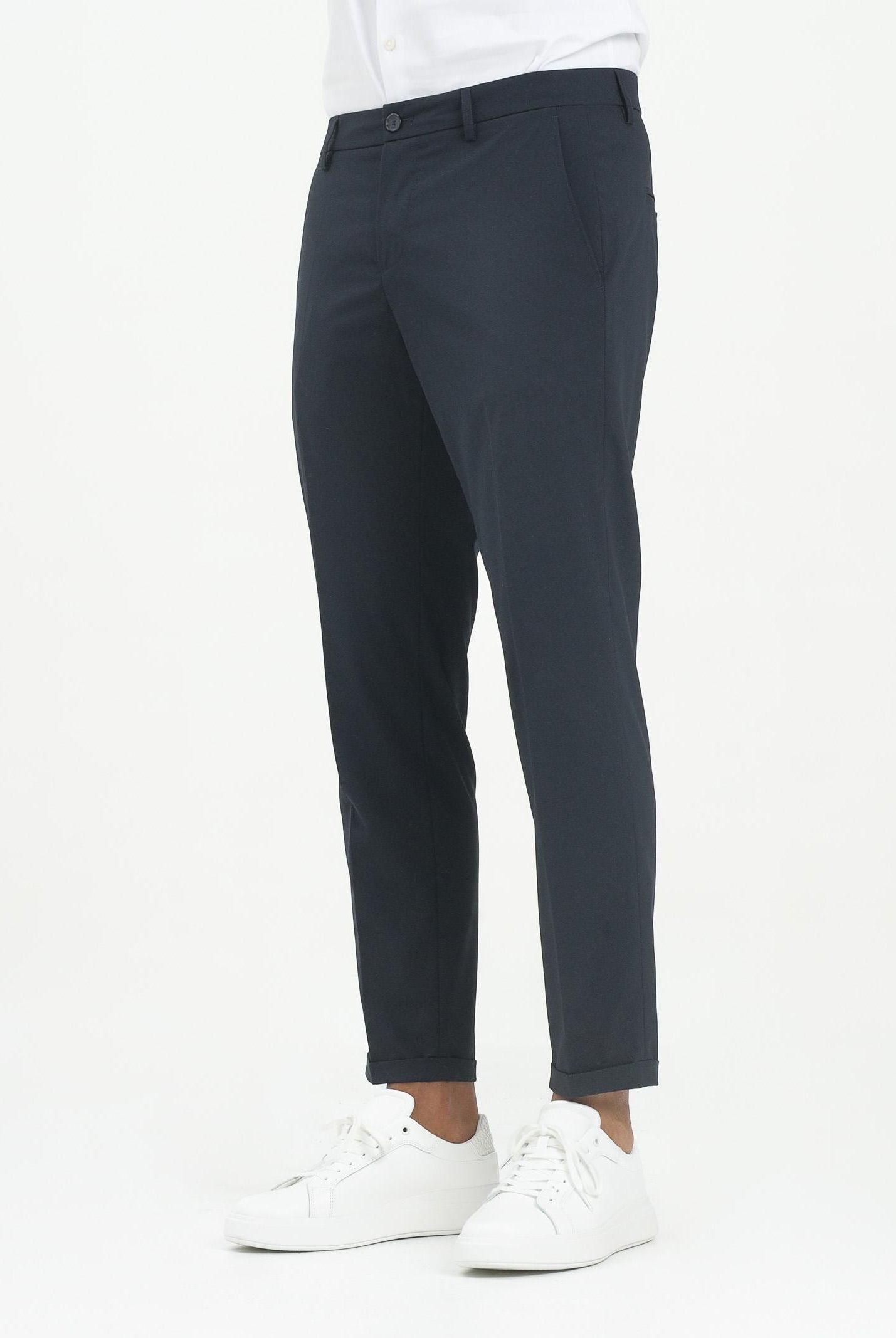 Pantaloni eleganti blu da uomo 5PA429/A2LH C166 PATRIZIA PEPE