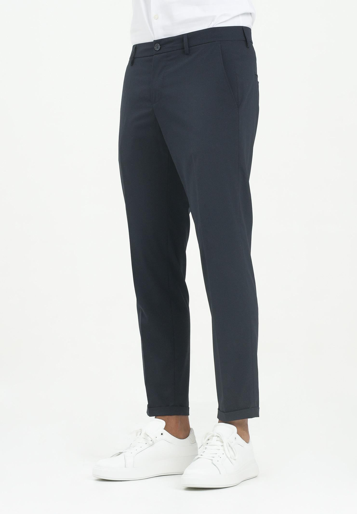 Pantaloni eleganti blu da uomo 5PA429/A2LH C166 PATRIZIA PEPE