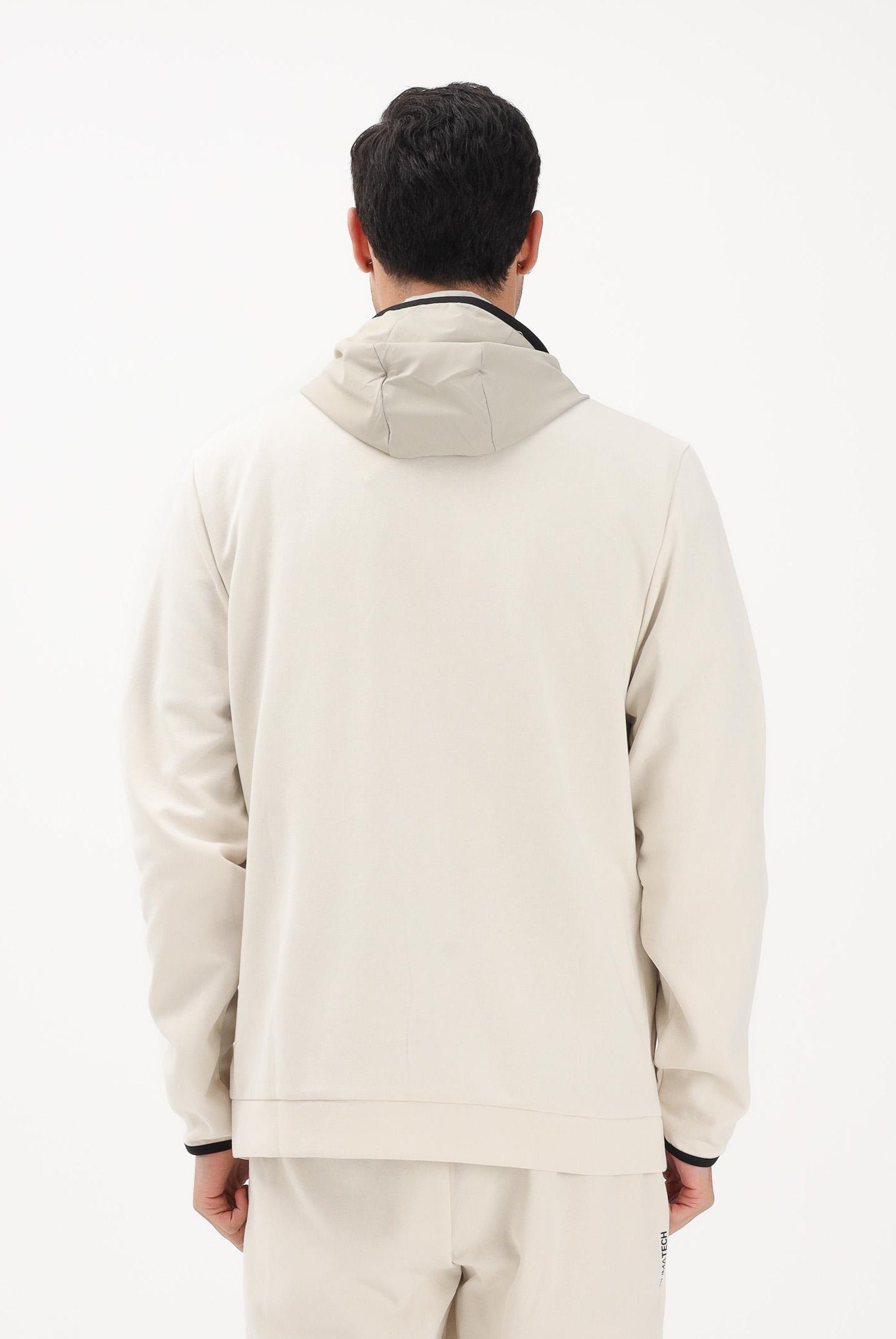 PUMA Felpa con zip PUMA TECH panna da uomo 692185 87 PUMA