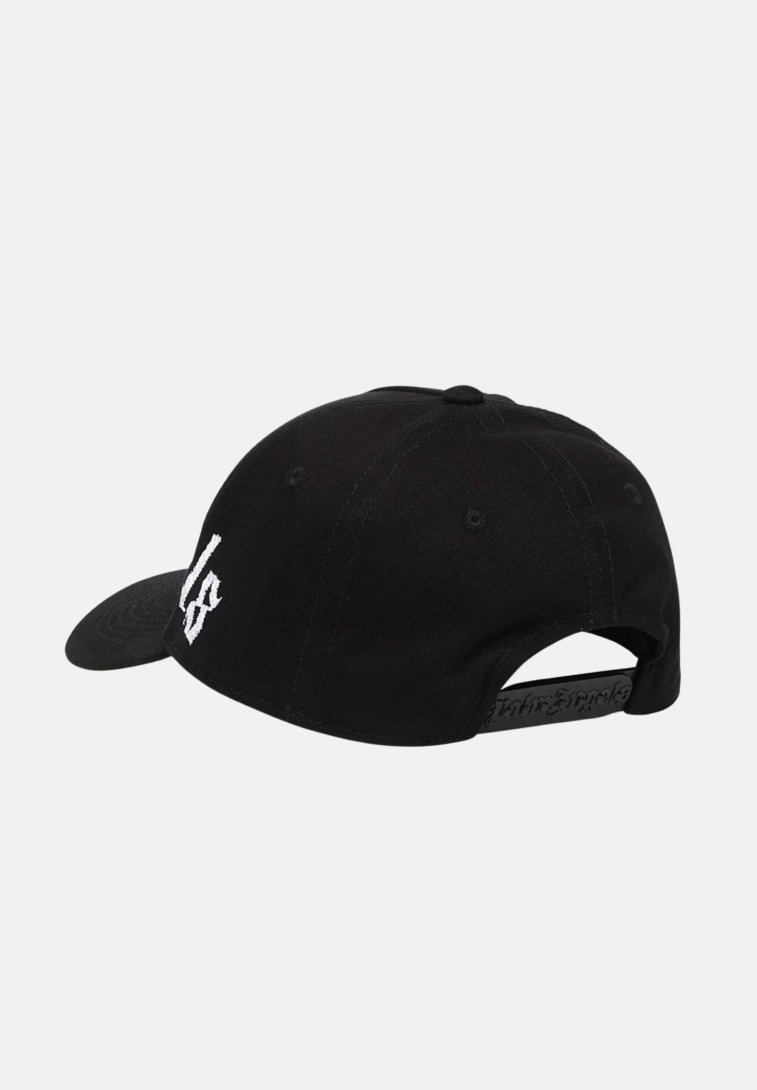 PALM ANGELS Cappello con visiera nero per uomo e donna con logo BL00COZ0973 1 PALM ANGELS