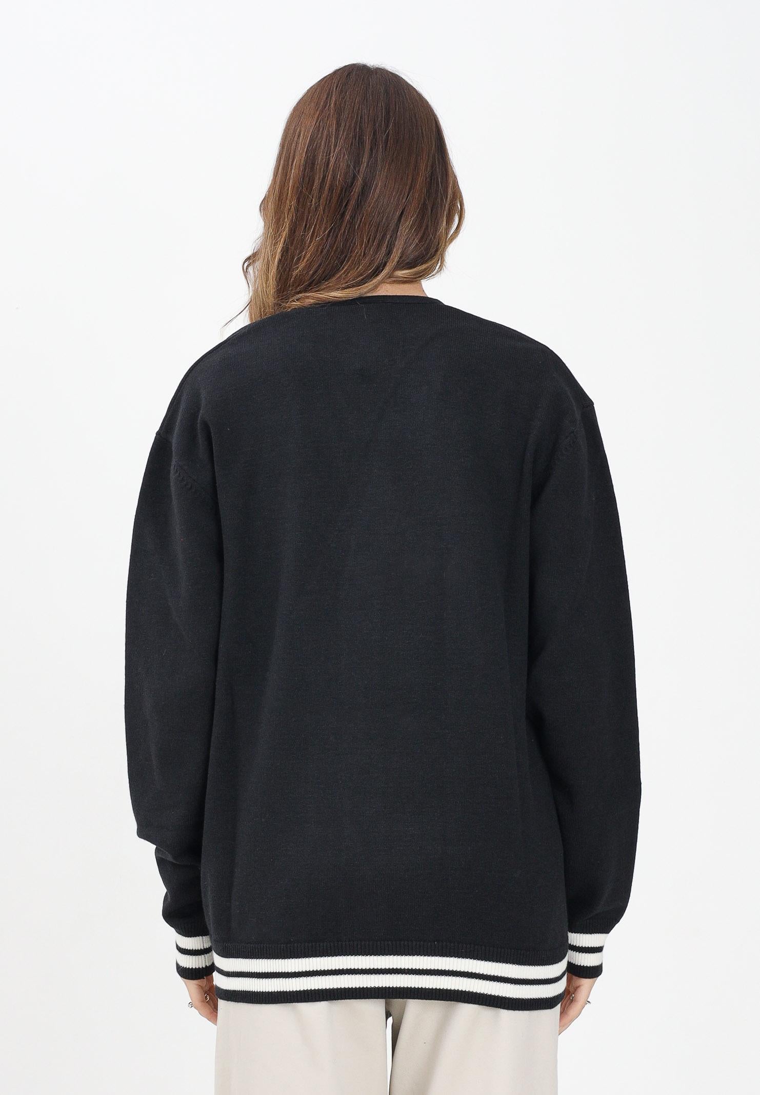 NEW ERA Cardigan MLB KNIT NEW YORK YANKEES nero per uomo e donna 60684475 NEW ERA