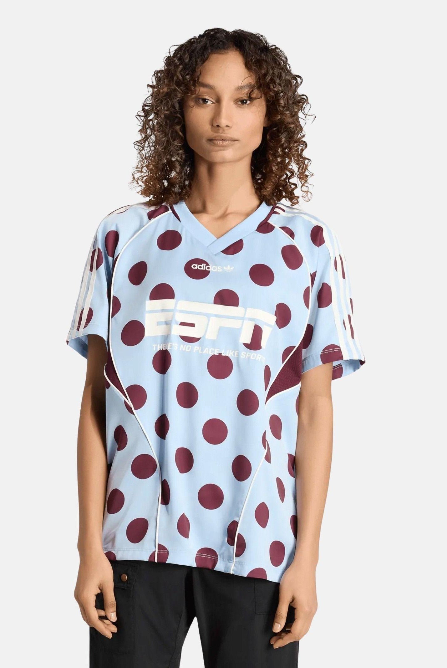 ADIDAS ORIGINALS maglia Street Jersey SS Clear Sky azzurro chiaro donna. KV1188 . ADIDAS ORIGINALS