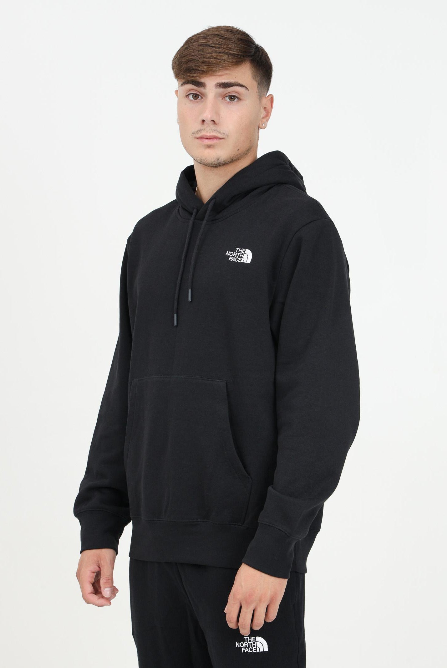 THE NORTH FACE Felpa con cappuccio Essential nera da uomo NF0A89ESJK31 THE NORTH FACE