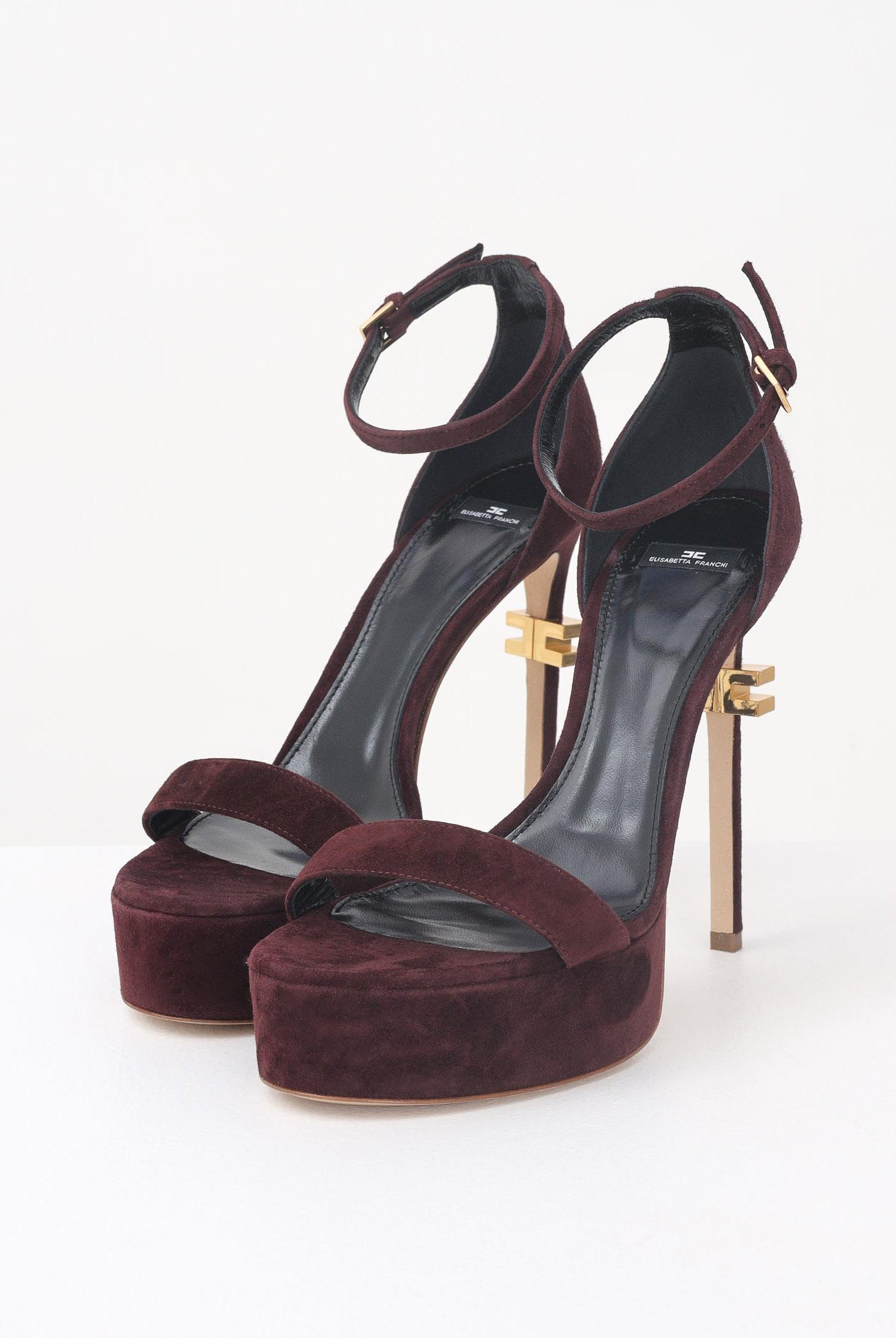ELISABETTA FRANCHI Sandali con tacco bordeaux da donna SA44L56E2 EA4 ELISABETTA FRANCHI