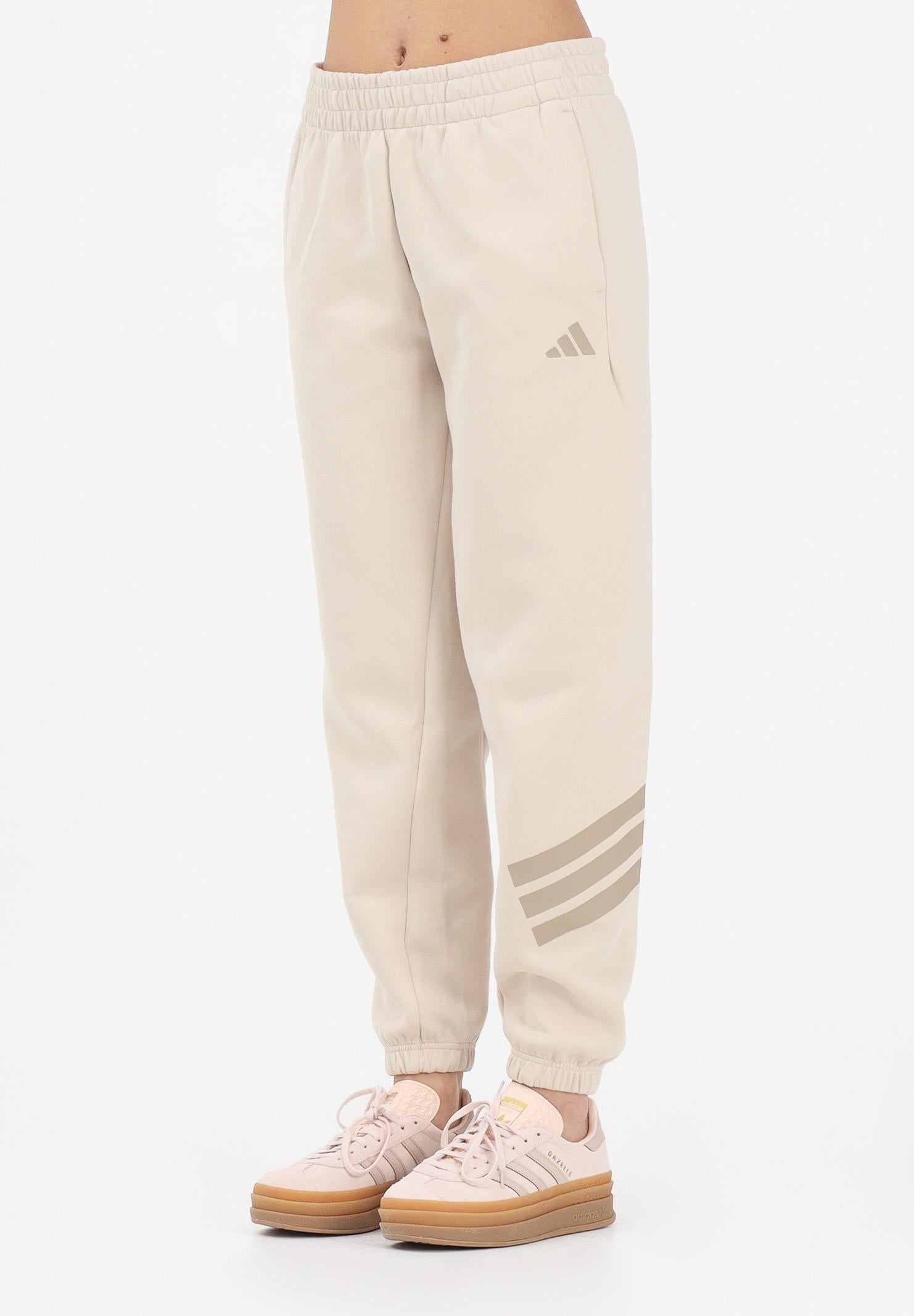 ADIDAS PERFORMANCE Pantalone sportivo Future Icons 3-Stripes beige da donna KD7676 . ADIDAS PERFORMANCE