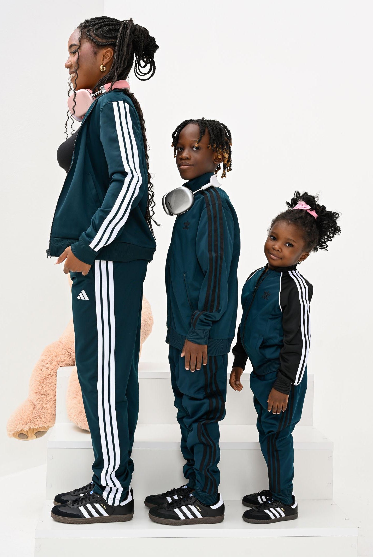 ADIDAS PERFORMANCE Tuta Essentials 3-Stripes verde da donna JX0505  ADIDAS PERFORMANCE