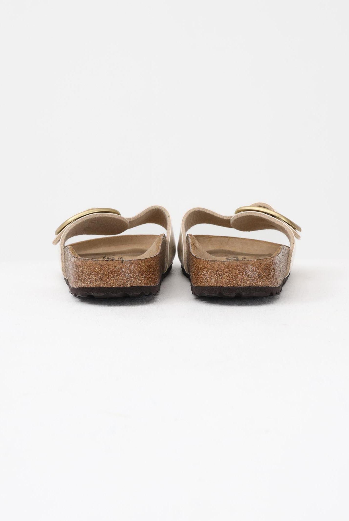 BIRKENSTOCK Ciabatte Madrid Big Buckle bianco perla da donna 1015279 . BIRKENSTOCK
