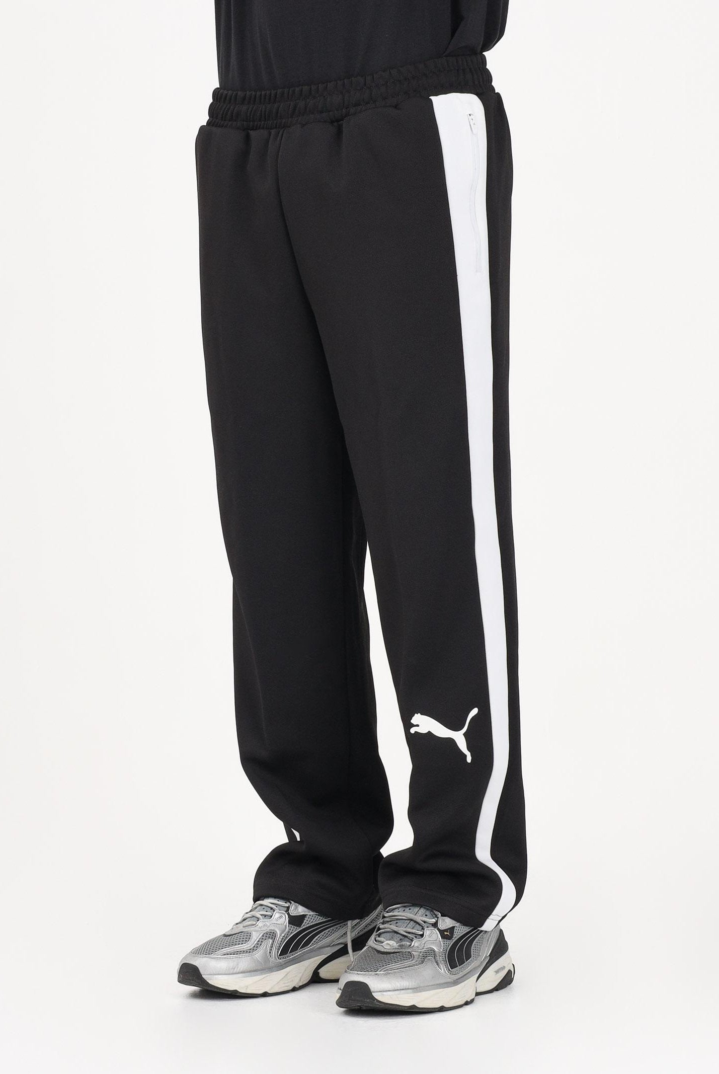 PUMA Pantalone sportivo T7 Big Cat nero da uomo 634401 01 PUMA