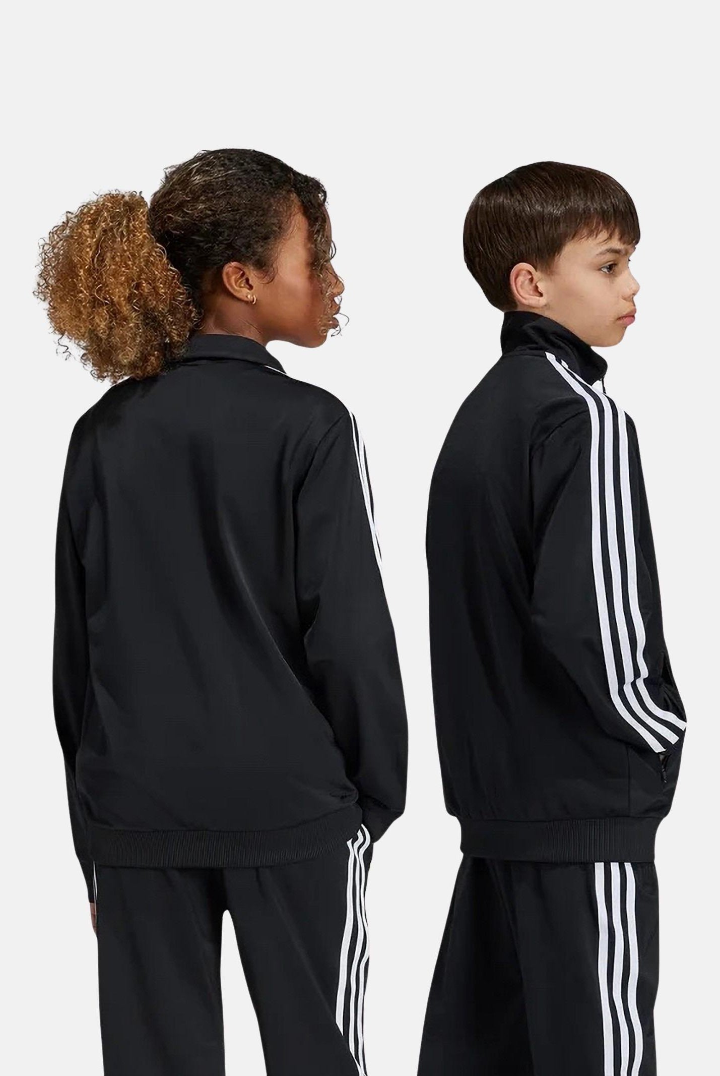 ADIDAS ORIGINALS Felpa con zip Adicolor Firebird nera per bambino e bambina IY9800 ADIDAS ORIGINALS