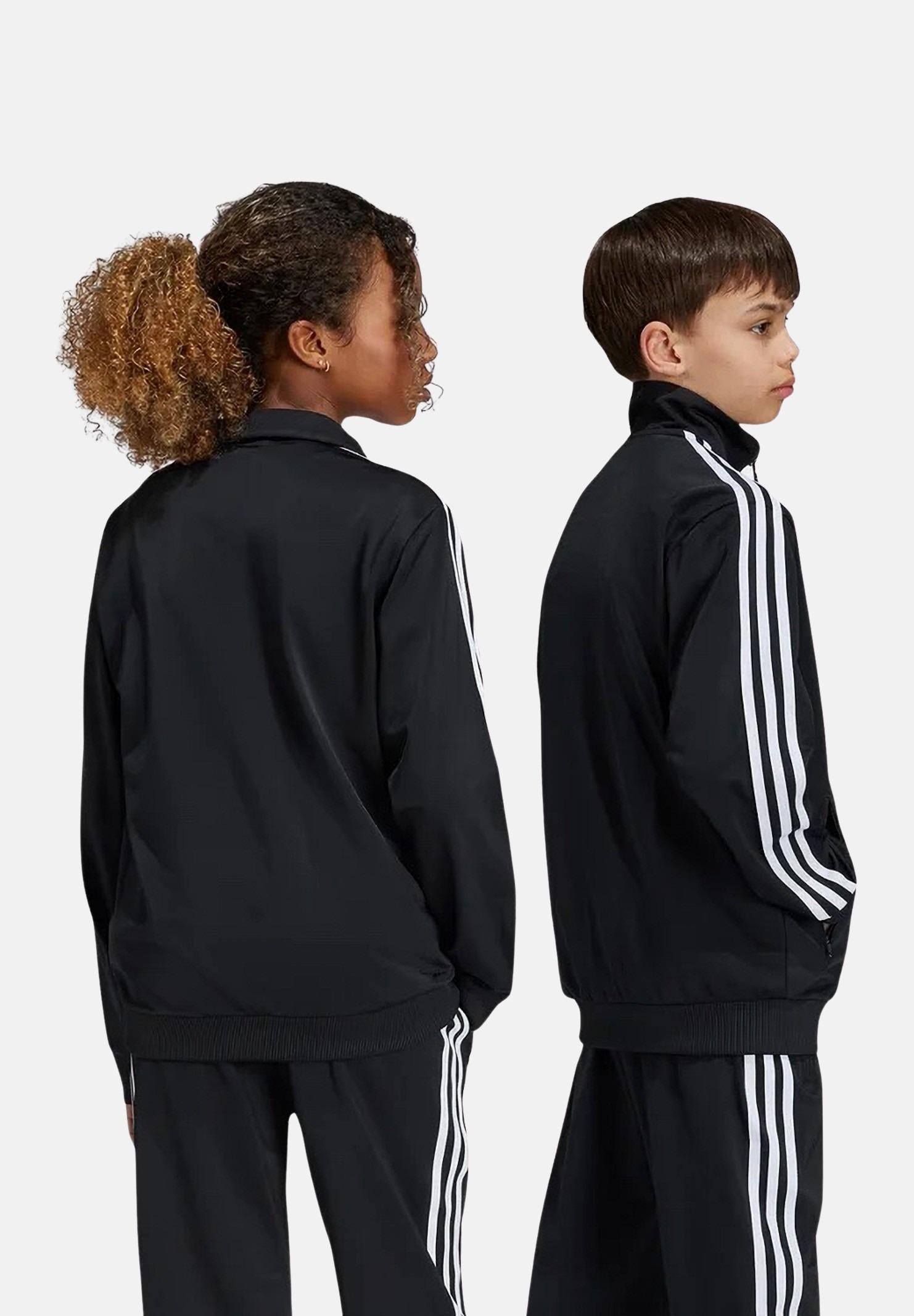 ADIDAS ORIGINALS Felpa con zip Adicolor Firebird nera per bambino e bambina IY9800 ADIDAS ORIGINALS