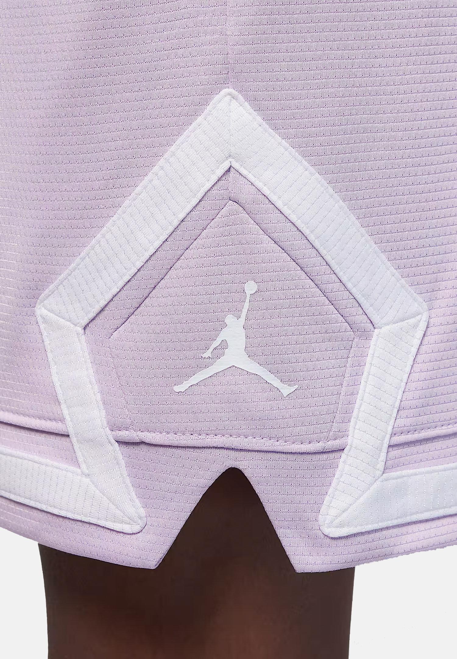 JORDAN Shorts sportivo lilla da bambina con logo 45D403 P6I JORDAN