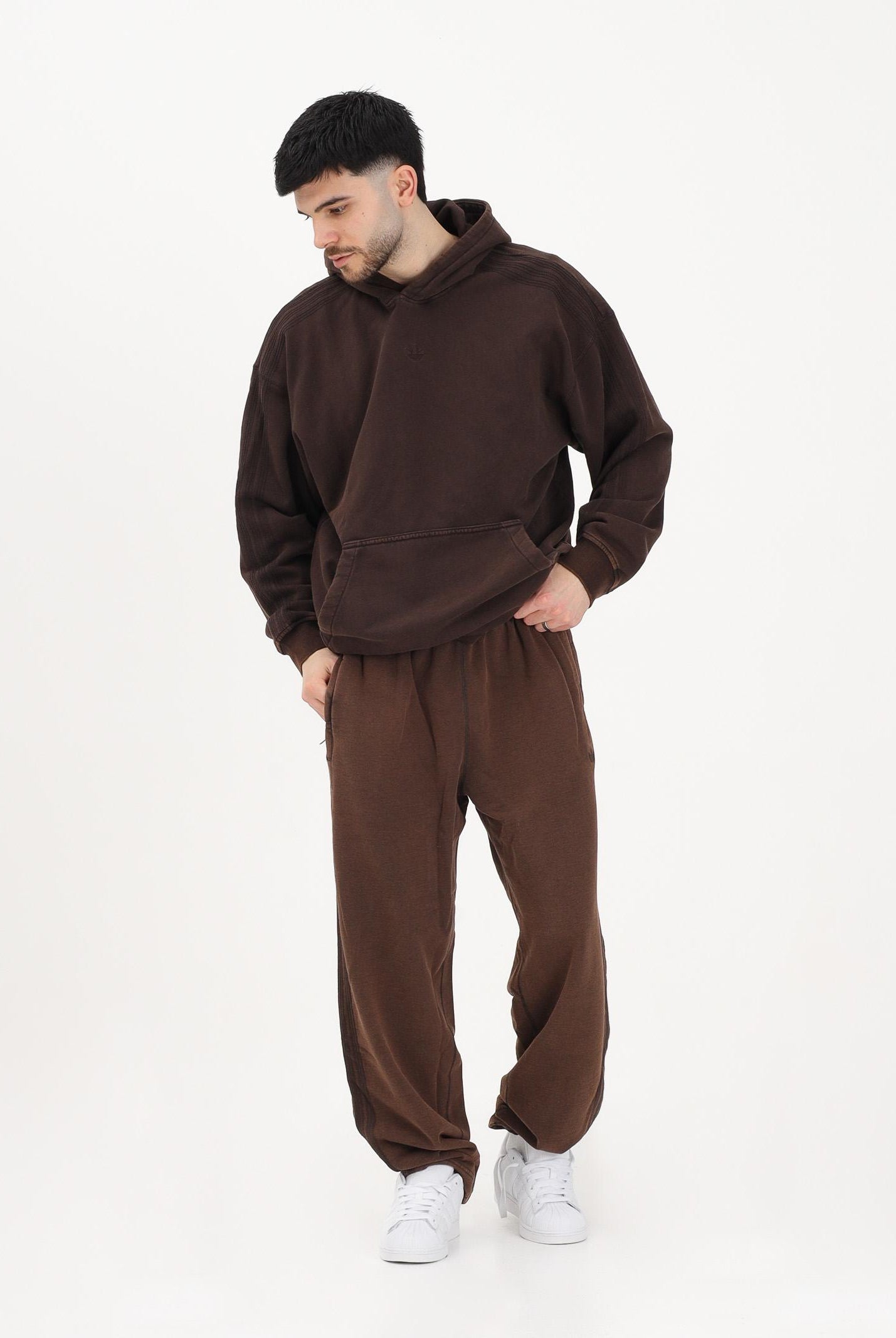 ADIDAS ORIGINALS Pantalone sportivo Premium Essentials old-school marrone da uomo KD2859 . ADIDAS ORIGINALS