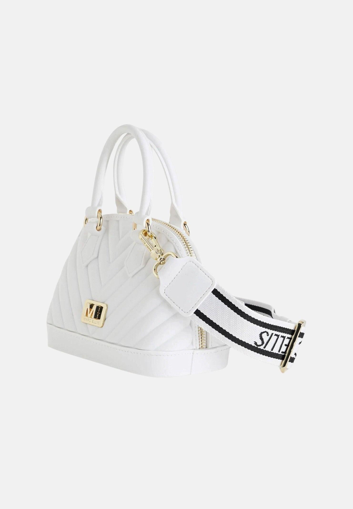 MARC ELLIS Borsa a mano FLAT-MAYA-S bianca da donna FLAT-MAYA-S MILIGO MARC ELLIS