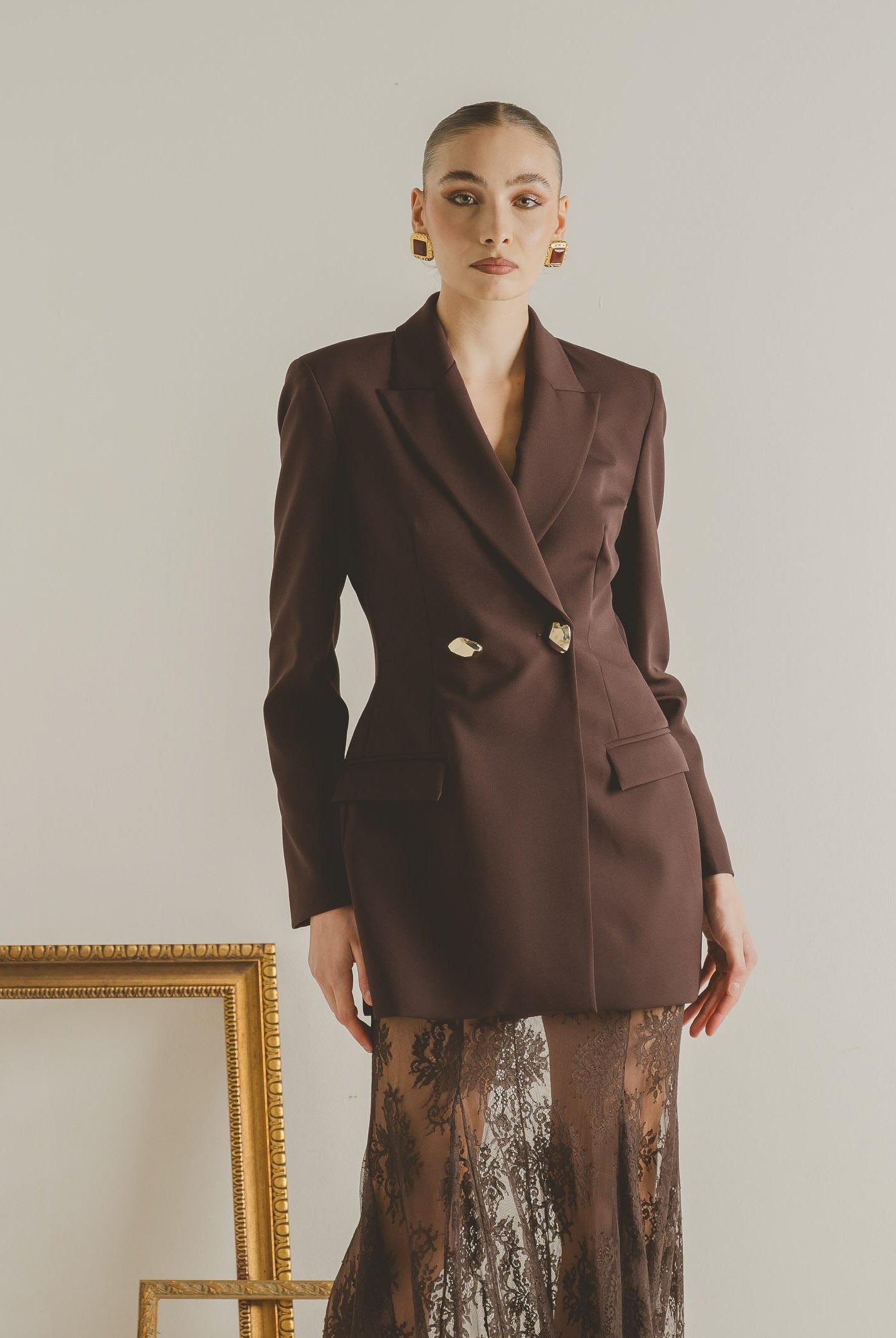 SANTAS Giacca NUIT marrone da donna PV2621 MA SANTAS