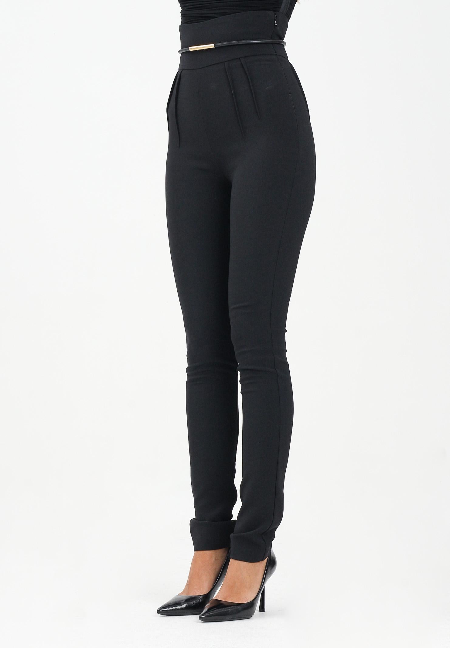 ELISABETTA FRANCHI Pantalone elegante nero da donna PA13457E2 110 ELISABETTA FRANCHI