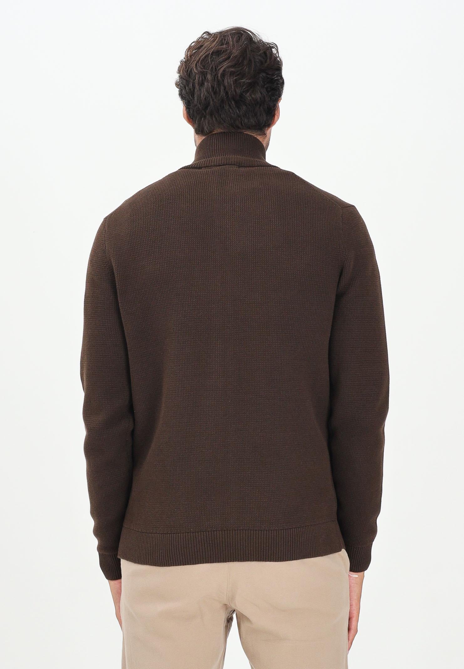 SELECTED HOMME Cardigan marrone da uomo 16096883 Demitasse SELECTED HOMME