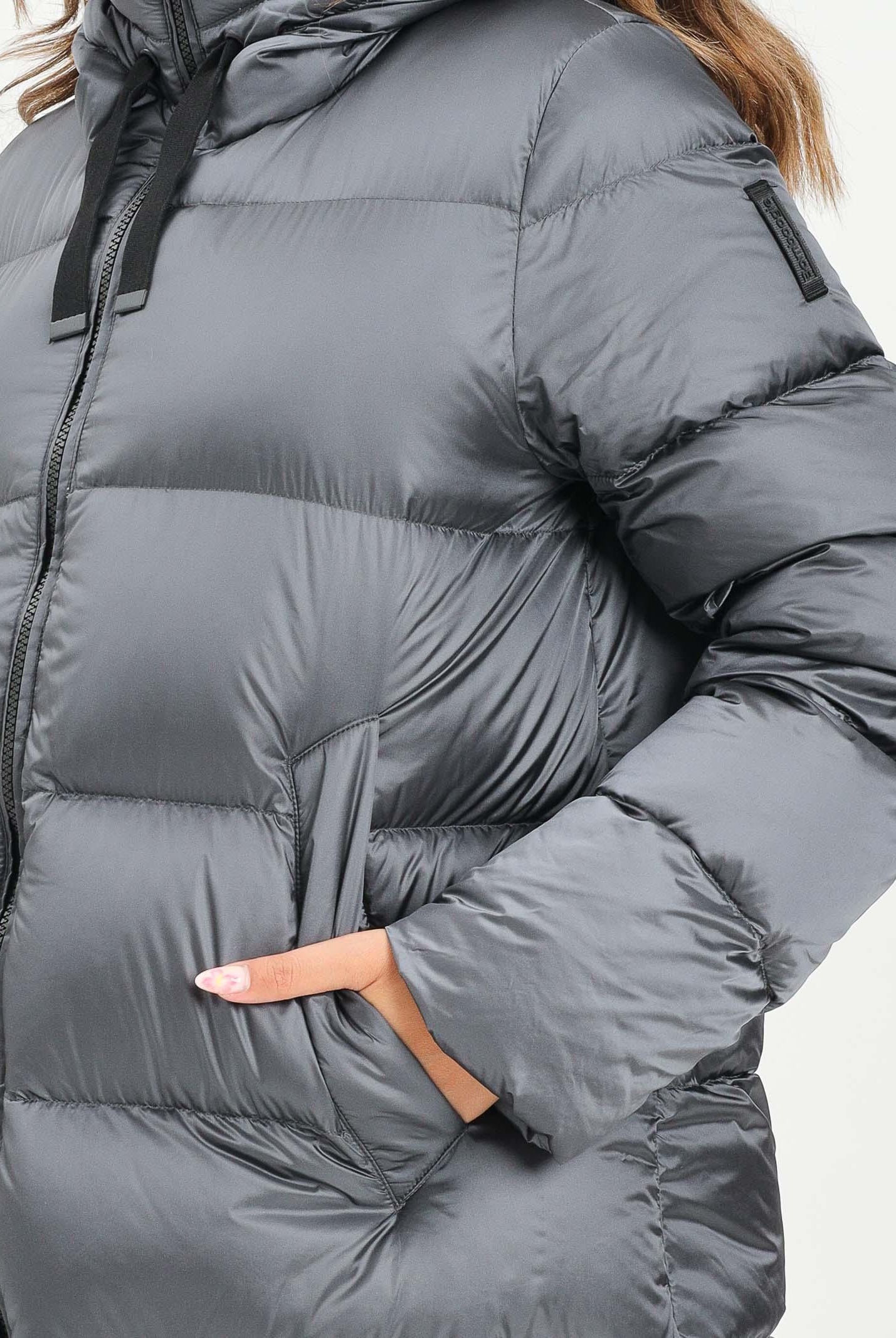 BOMBOOGIE Piumino Geneva grigio da donna CW6630DLC5 52 BOMBOOGIE