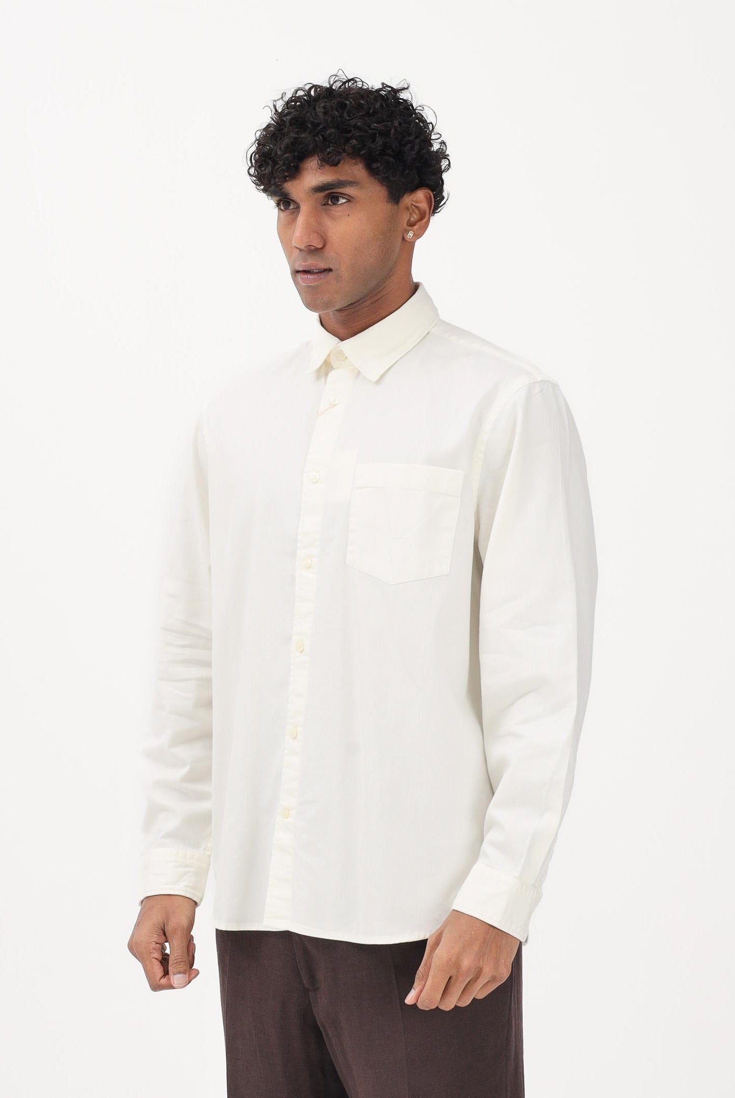 SELECTED HOMME Camicia a manica lunga panna da uomo 16097482 EC SELECTED HOMME