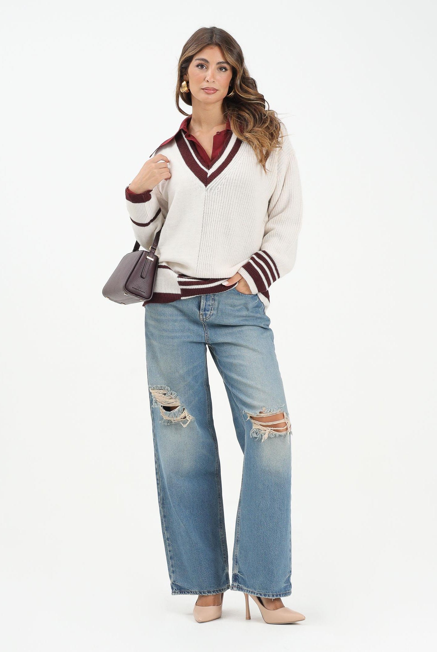 HINNOMINATE Jeans in denim vintage da donna HMABW02339 BL62 HINNOMINATE