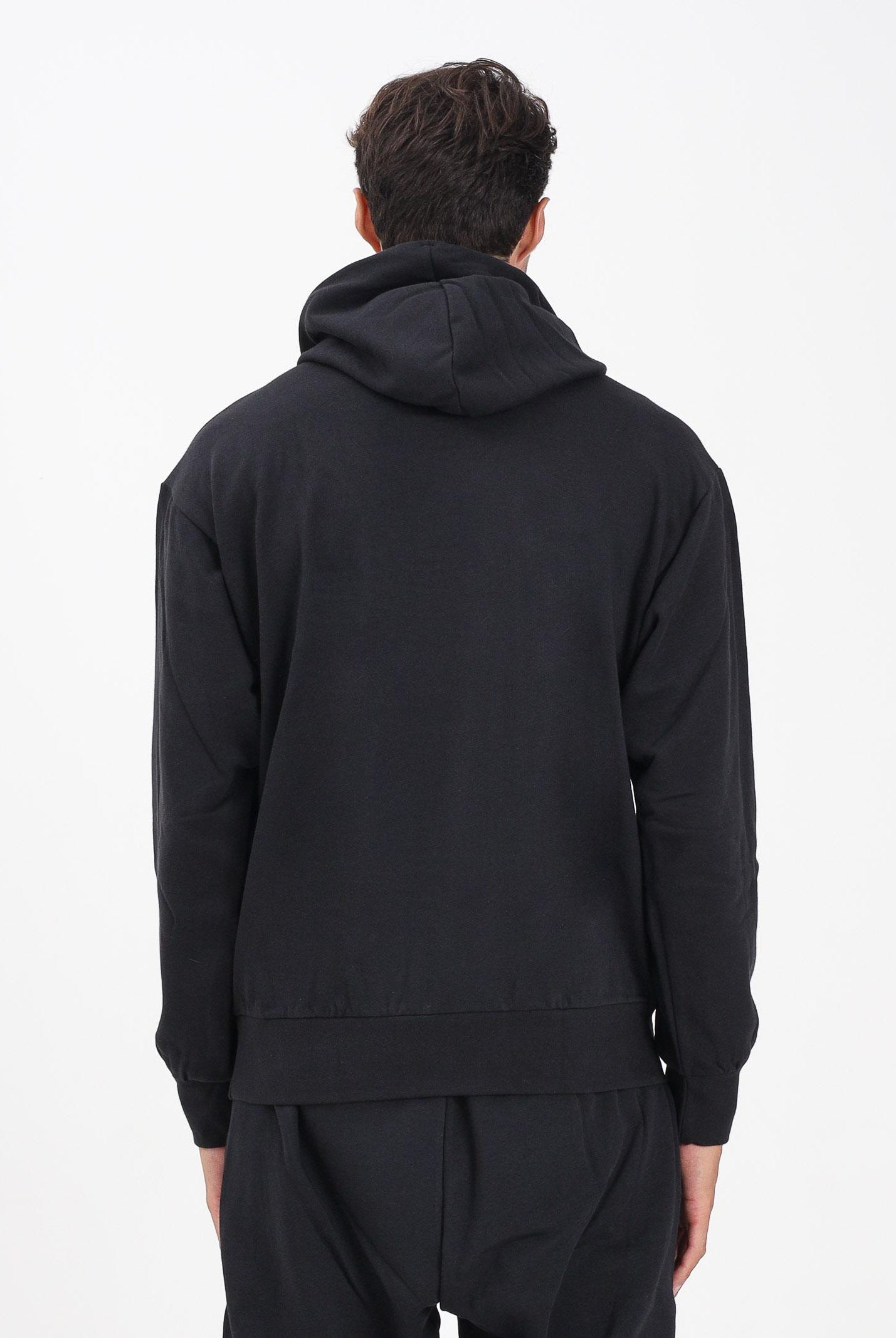 ADIDAS PERFORMANCE Felpa con cappuccio Essentials Feelcozy French Terry nera da uomo JE3807 ADIDAS PERFORMANCE