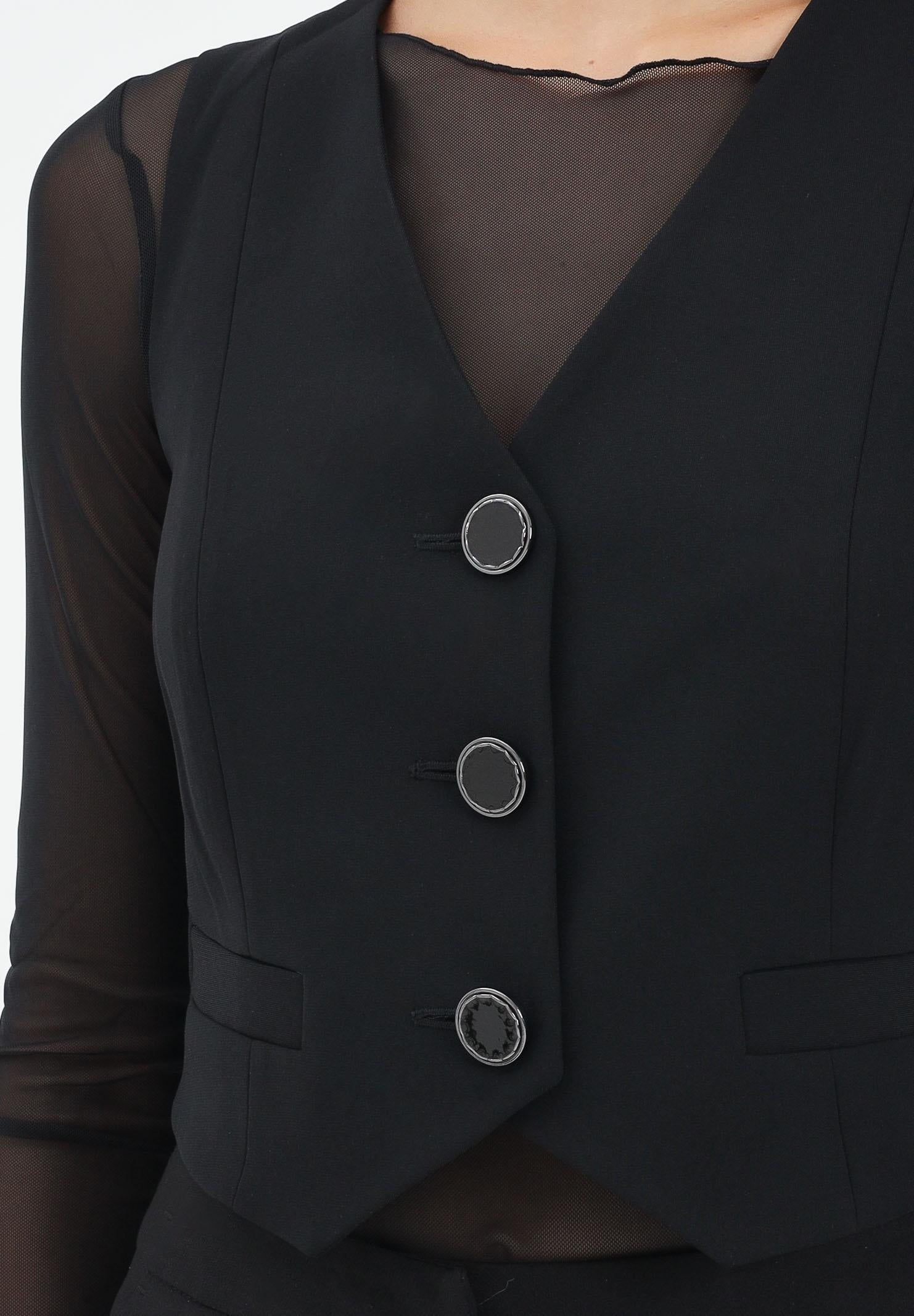 ARMANI EXCHANGE Gilet nero da donna XW001279AF16148 UC001 ARMANI EXCHANGE