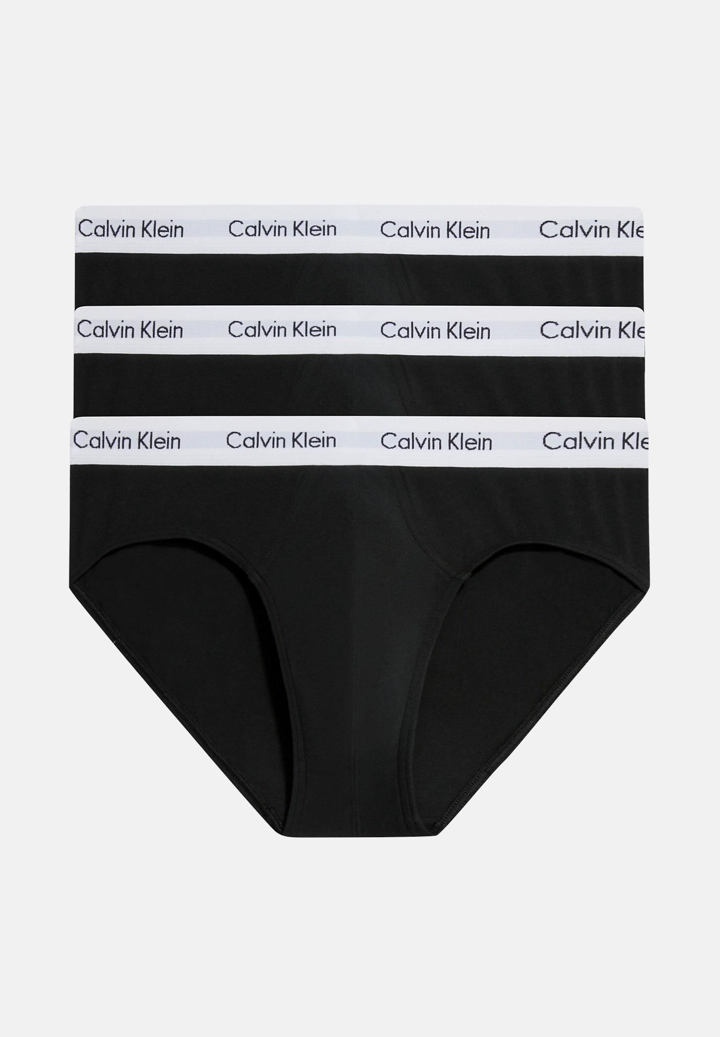 CALVIN KLEIN Set da tre slip neri da uomo 0000U2661G 001 CALVIN KLEIN