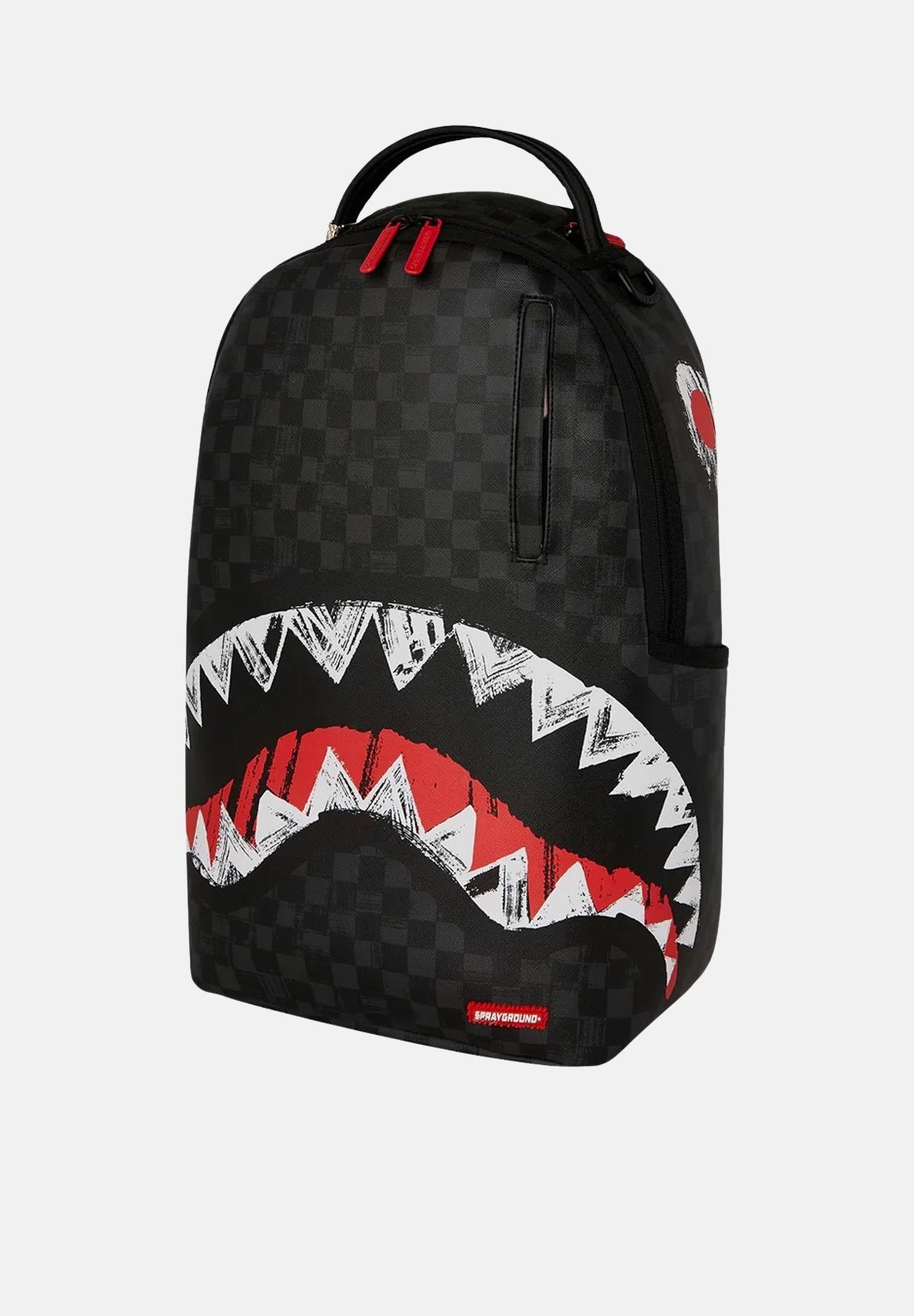 SPRAYGROUND Zaino SCRIBBLE SHARK BACKPACK nero per uomo e donna 910B7102NSZ . SPRAYGROUND