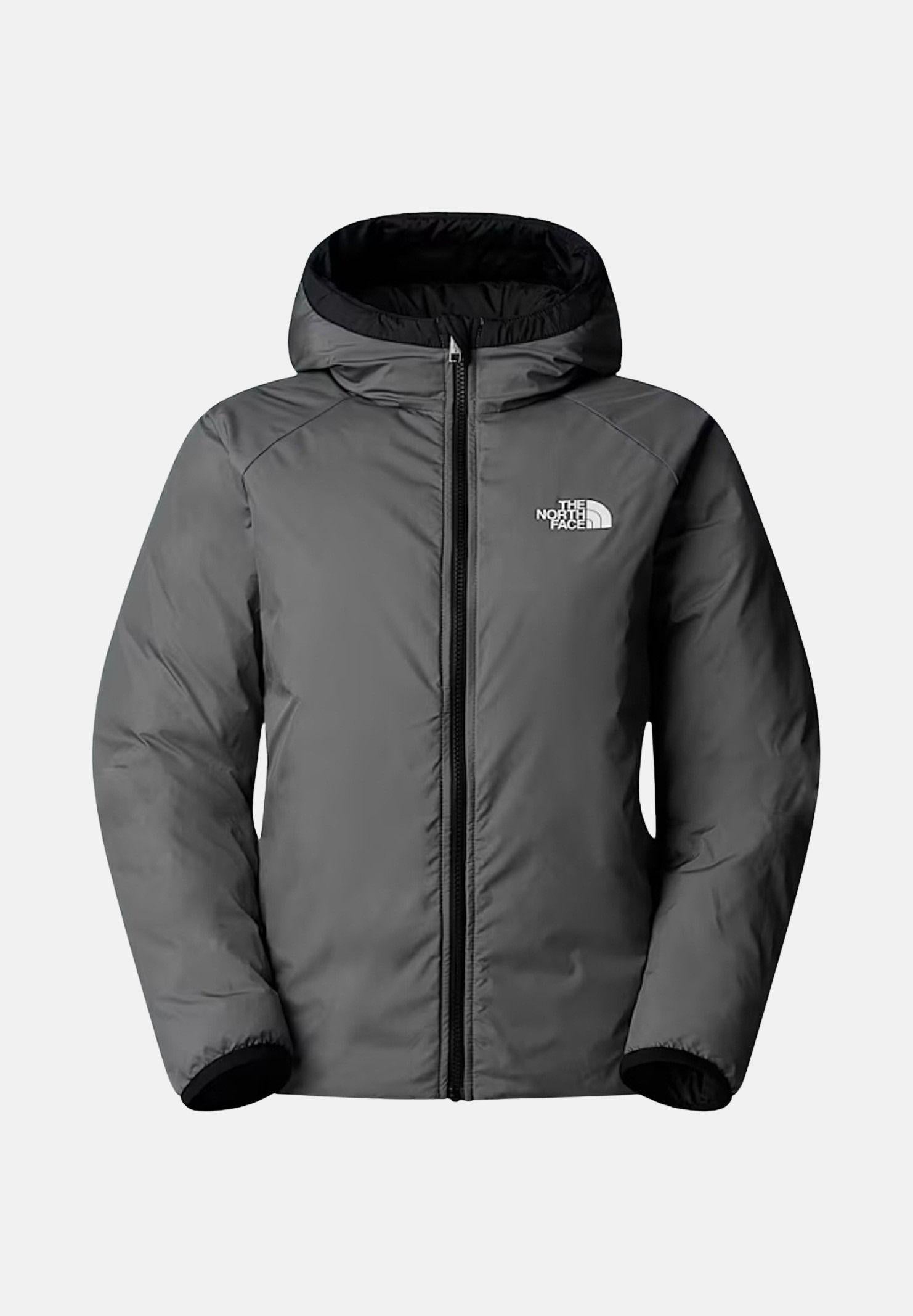 THE NORTH FACE Piumino reversibile Perrito nero e grigio per bambina e bambino NF0A88UEWOO1 . THE NORTH FACE