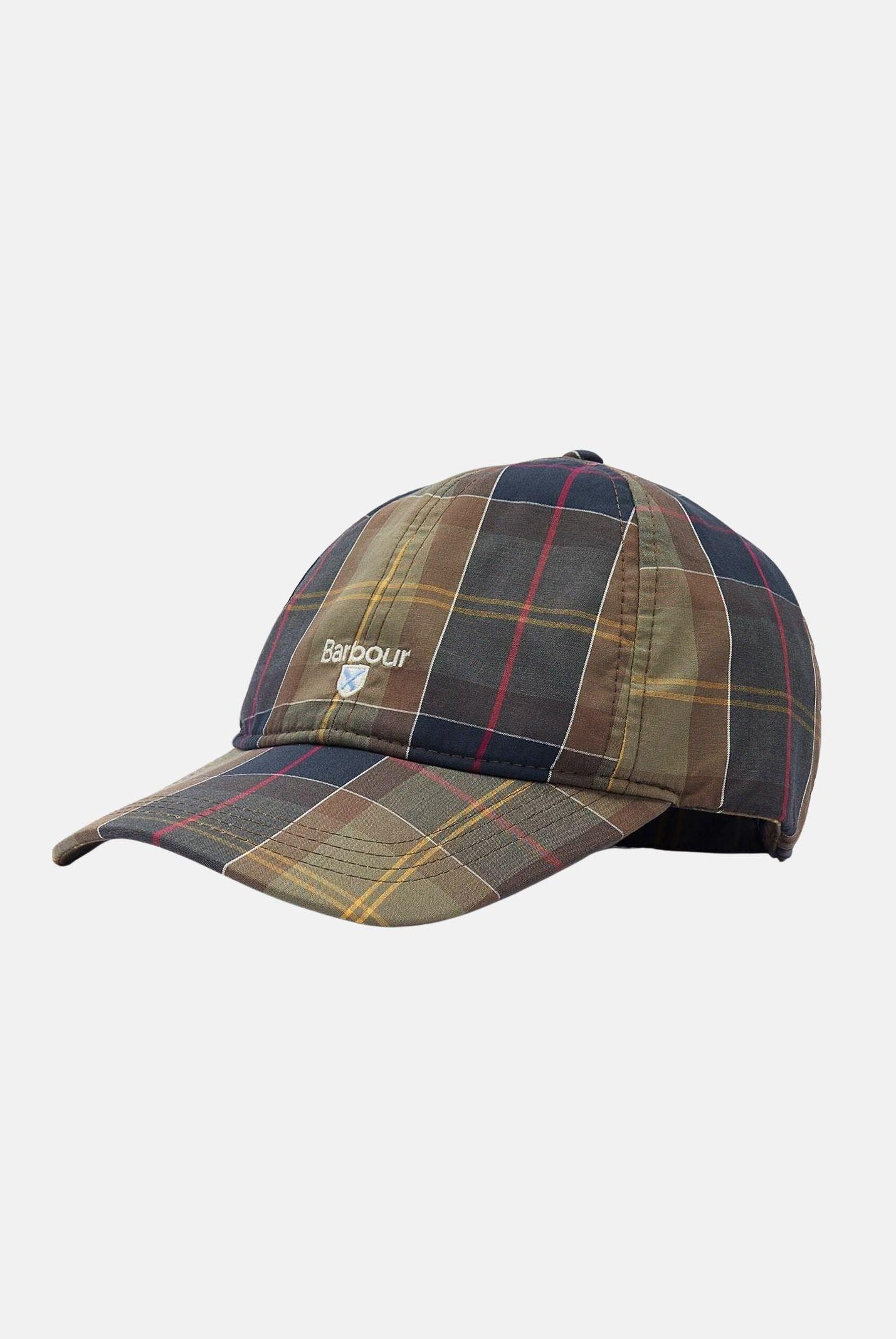 BARBOUR Cappello con visiera Tartan nei toni del verde e blu per uomo e donna 261-MHA0617 TN11 BARBOUR
