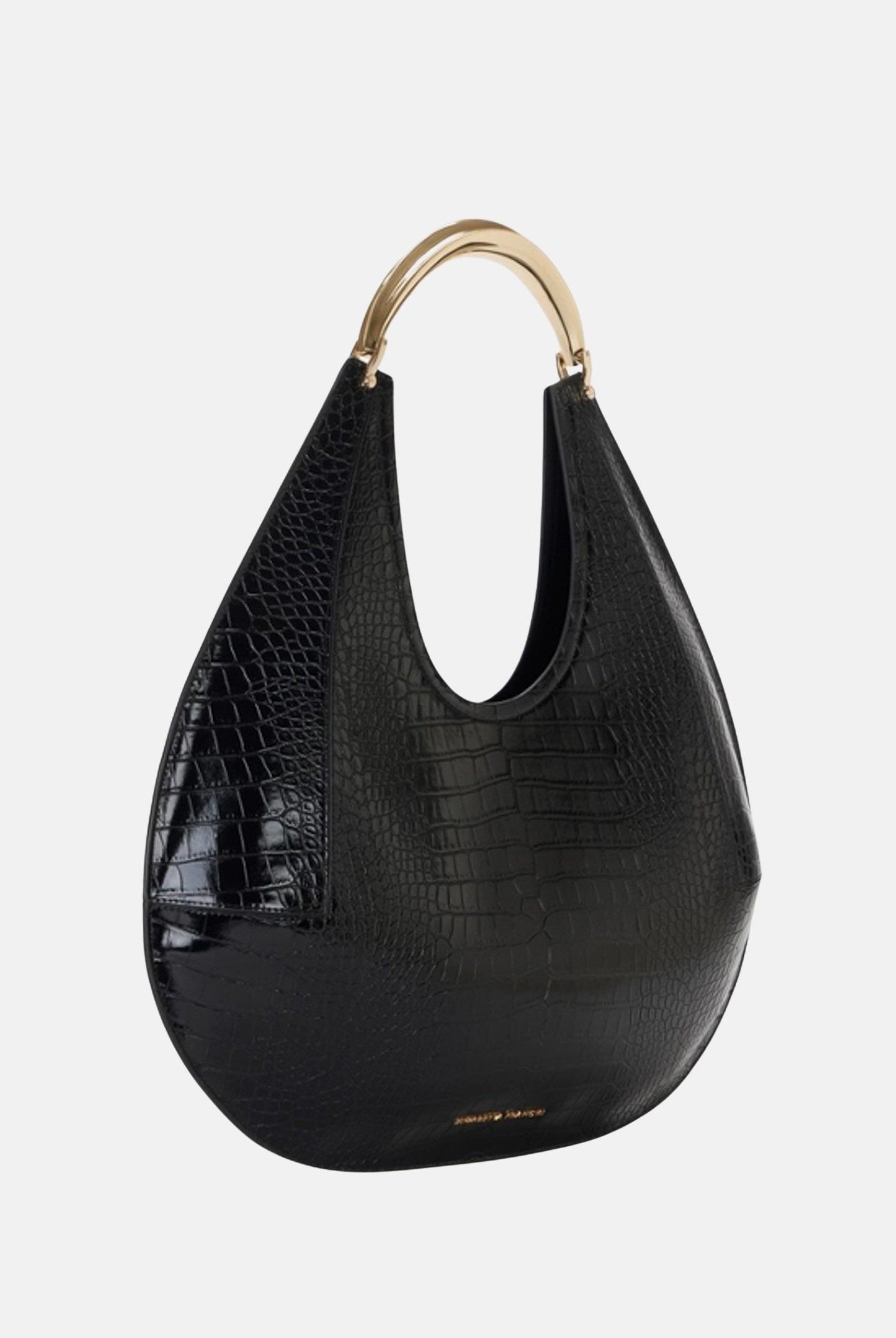 ELISABETTA FRANCHI Shopper nera da donna con stampa cocco BS27A56E2 110 ELISABETTA FRANCHI