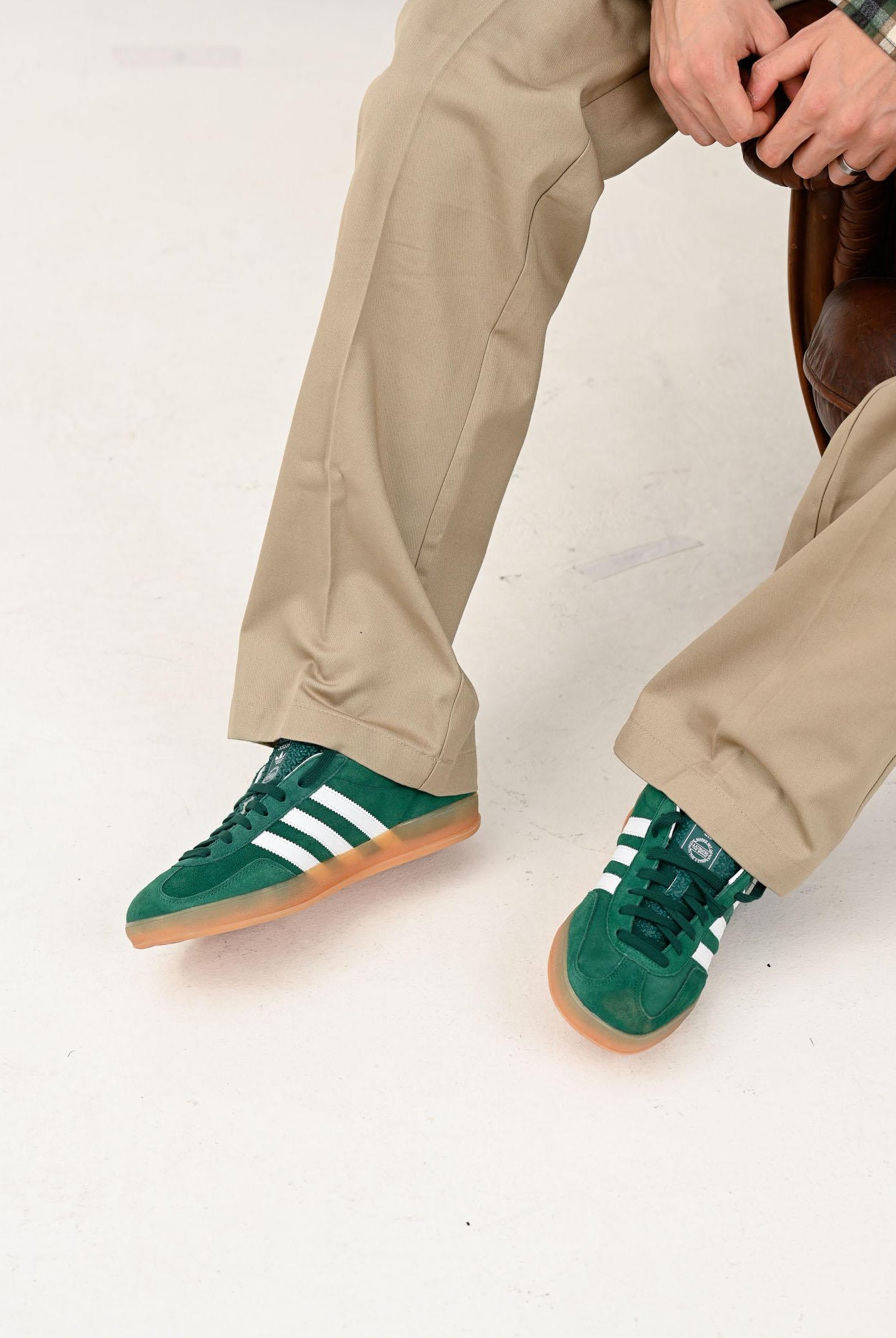 ADIDAS ORIGINALS Sneakers Gazelle Indoor verdi per uomo e donna JS3800 . ADIDAS ORIGINALS