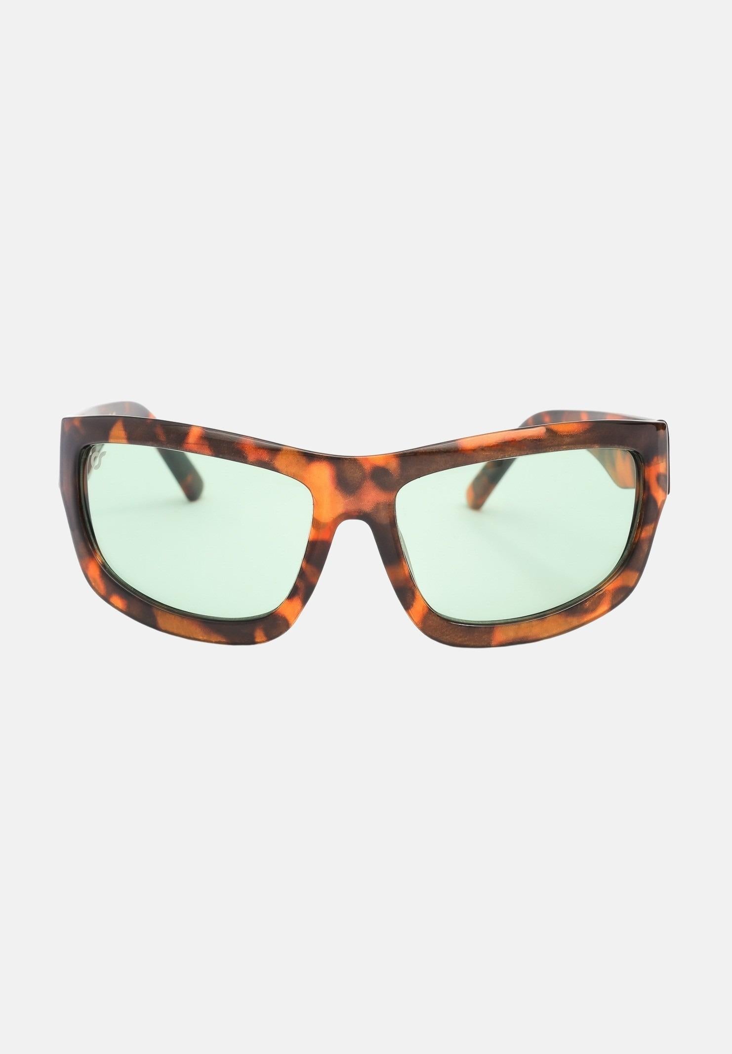 Occhiali da sole Atene tartarugati con lenti verdi da donna ATENE TARTAUGATO VERDE OS SUNGLASSES