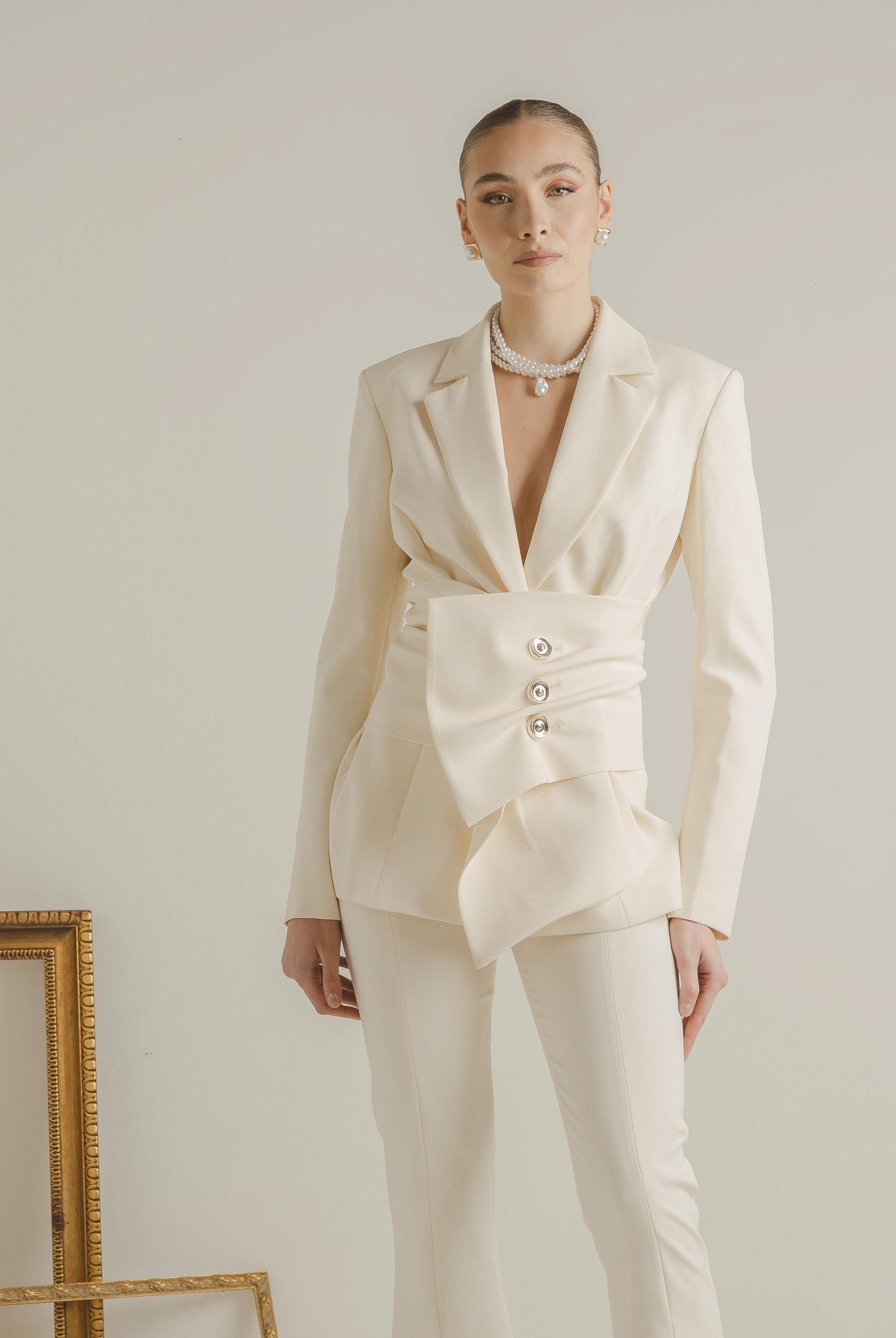 SANTAS Giacca ALLURE crema da donna PV2622 CR SANTAS