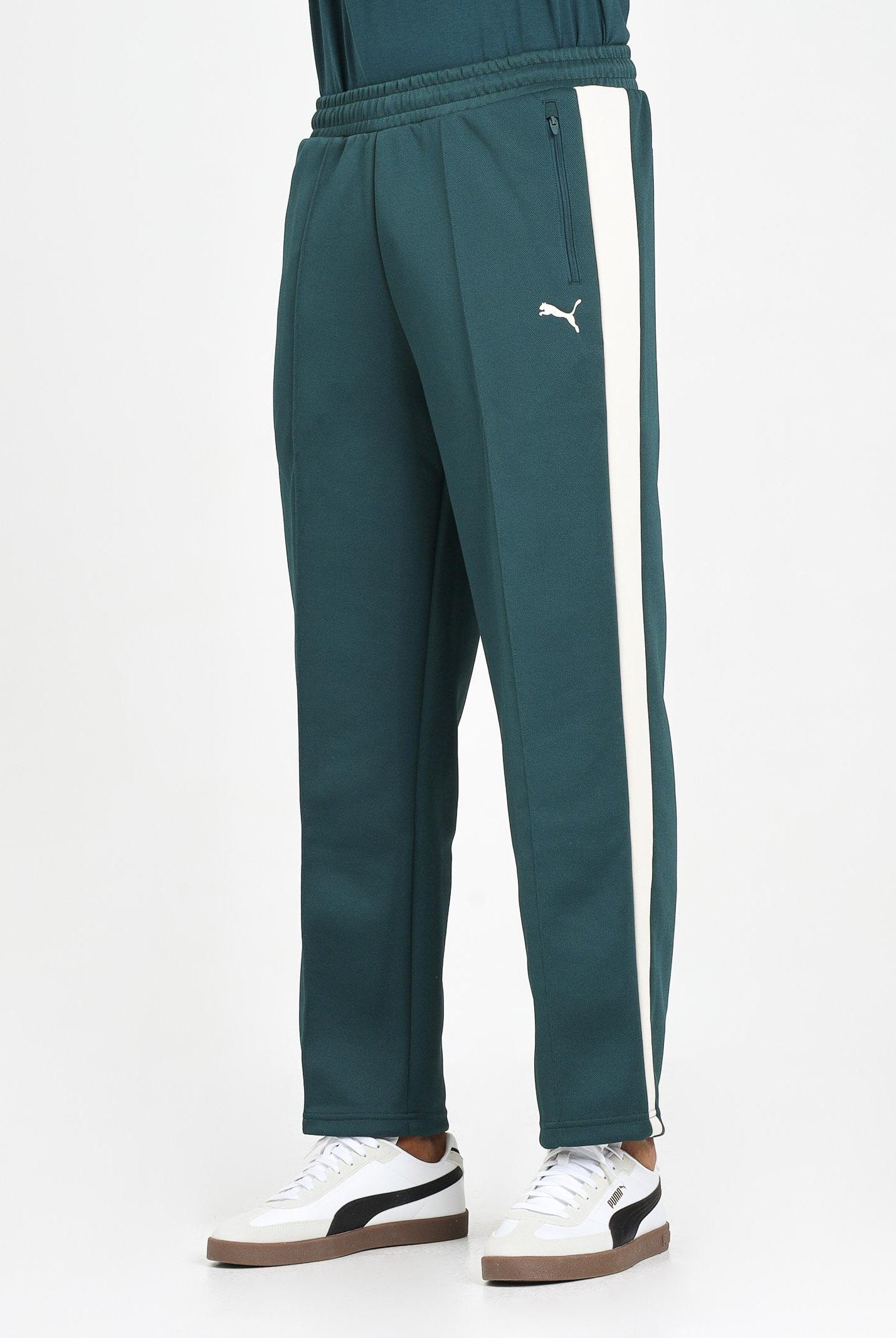 PUMA Pantalone sportivo T7 verde da uomo 629589 75 PUMA