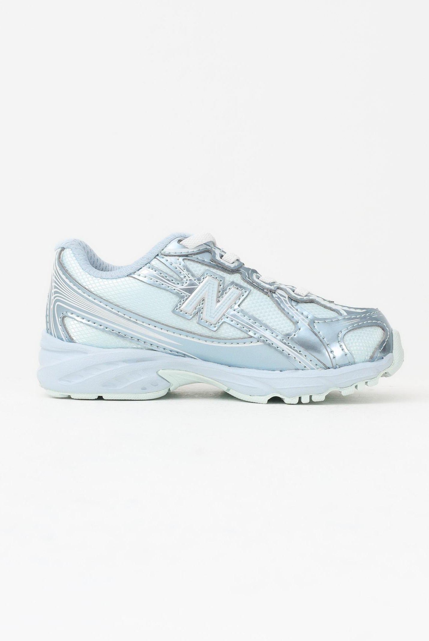 NEW BALANCE Sneakers 740 Bungee Lace azzurre da neonato I7409R4 . NEW BALANCE