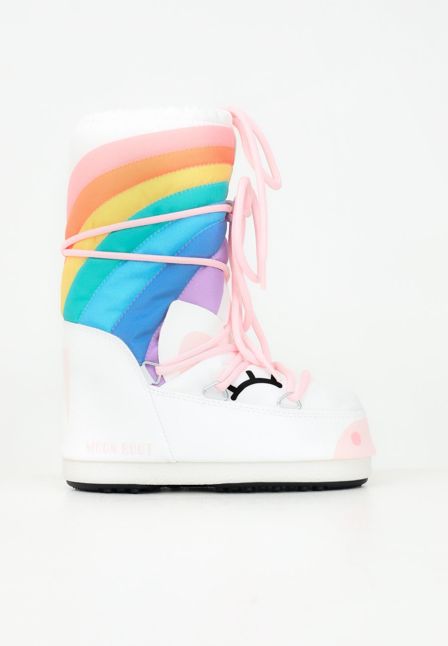 MOON BOOT Stivale da neve ICON UNICORN bianco da bambina 80D3400270 AV20 MOON BOOT