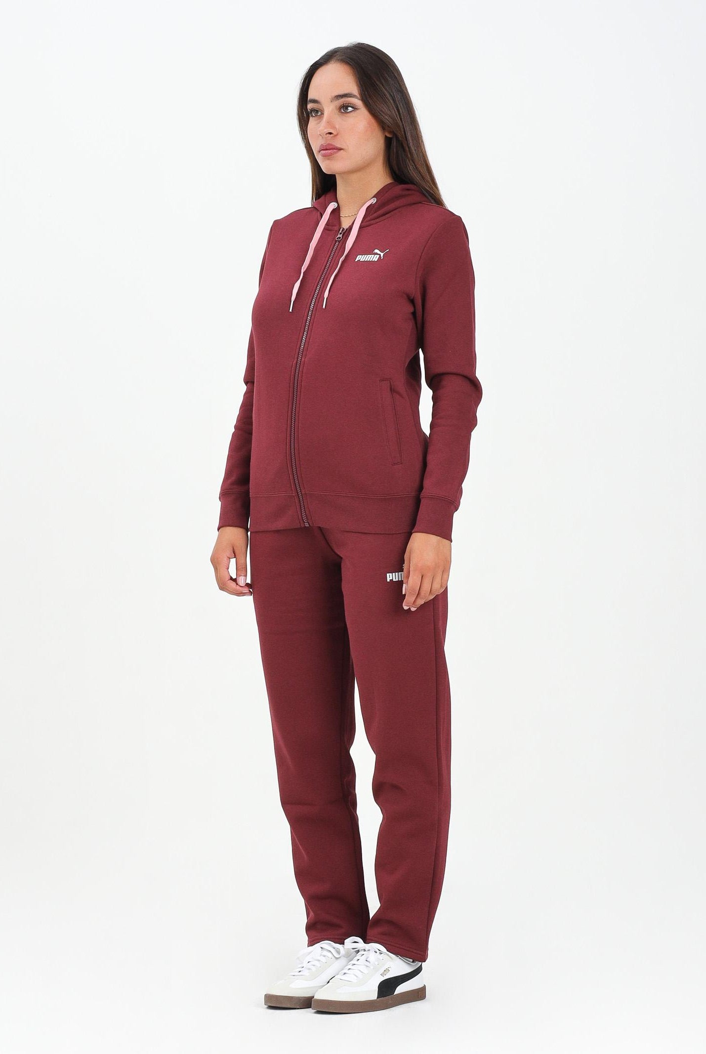 PUMA Tuta sportiva bordeaux da donna 688161 96 PUMA