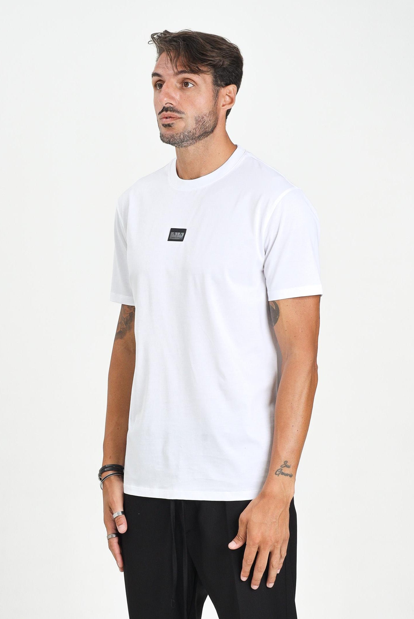 ARMANI EXCHANGE T-shirt a manica corta bianca da uomo con logo XM001479AF10364 U0002 ARMANI EXCHANGE