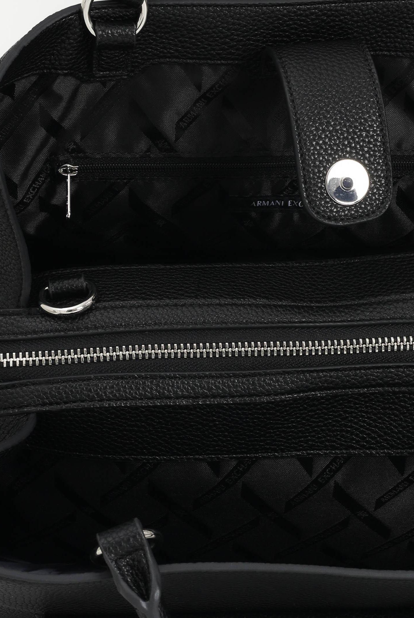 ARMANI EXCHANGE Shopper nera da donna con tasca e logo XW001542AF17019 UC001 ARMANI EXCHANGE