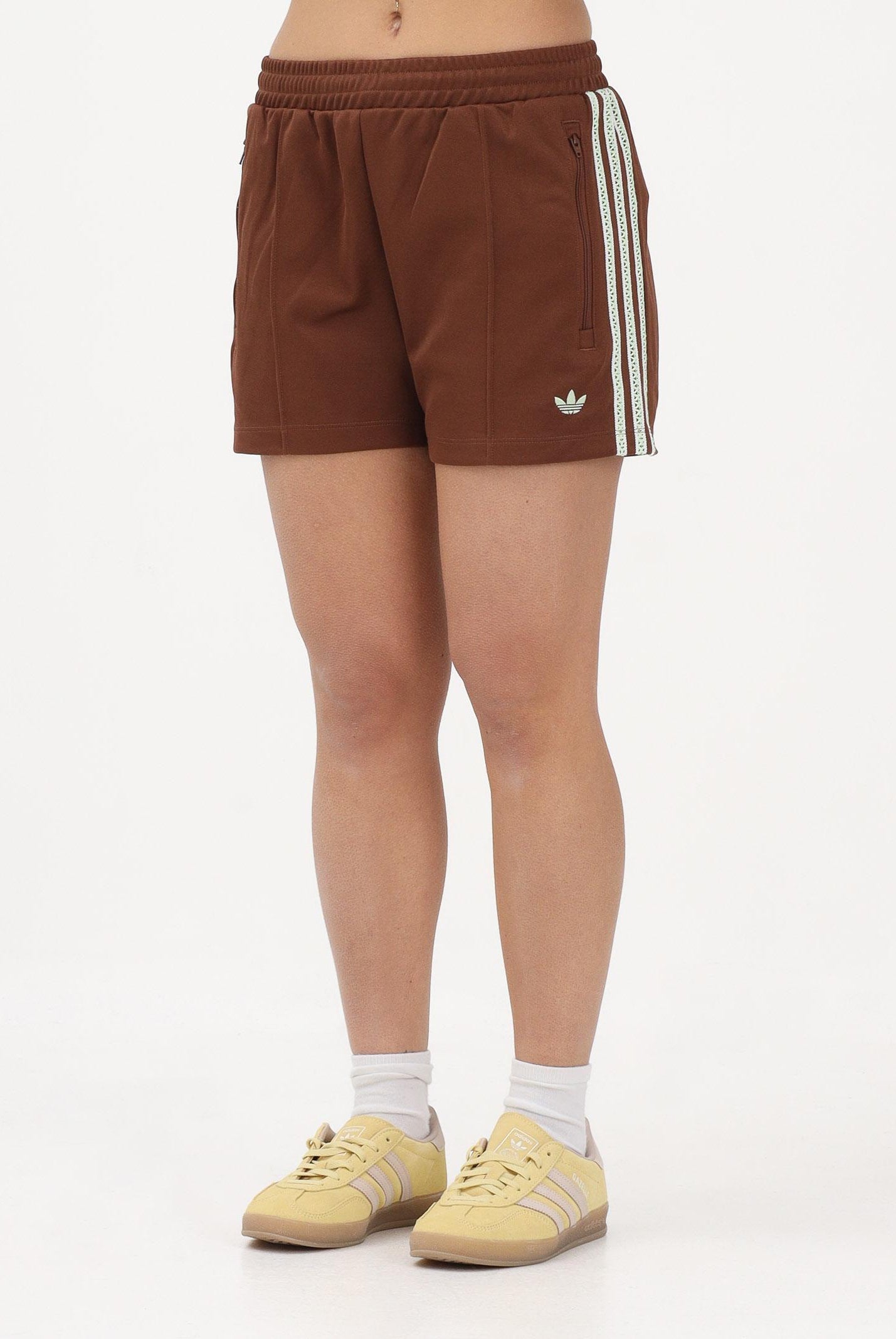 ADIDAS ORIGINALS Shorts sportivo SUMMER GLOW marrone da donna KY3167 . ADIDAS ORIGINALS