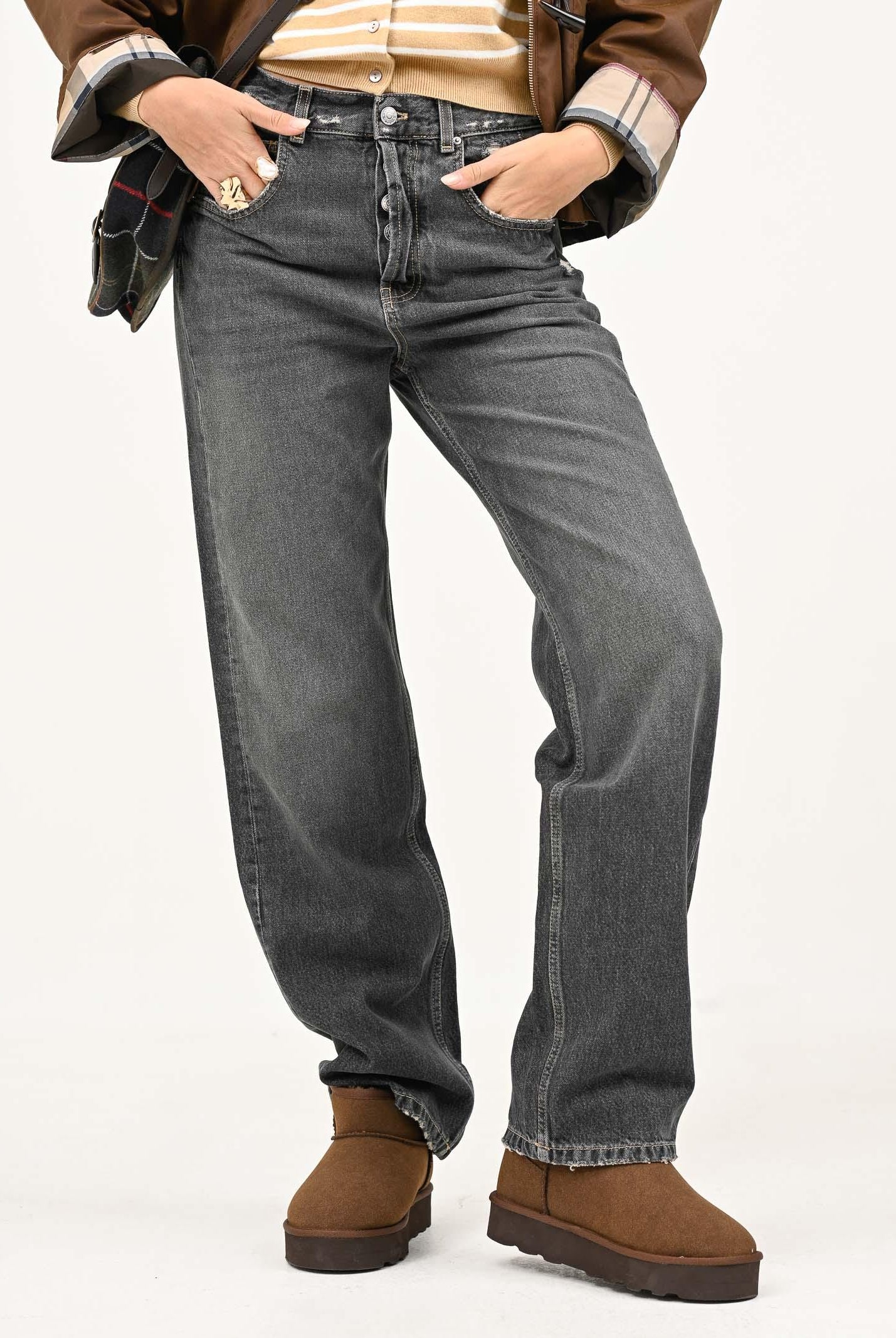 VICOLO Jeans Adriana nero da donna DF5064 VU VICOLO