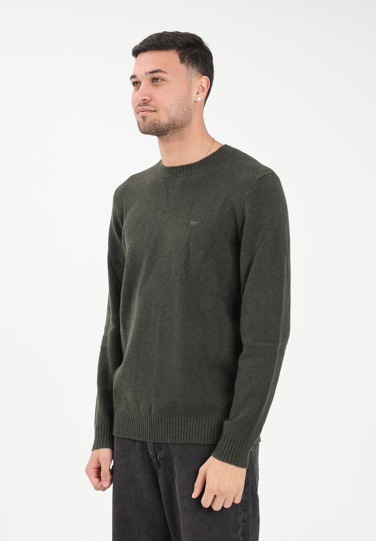 LEVI'S® Maglioncino girocollo Original Housemark verde bosco da uomo A4320-0025 . LEVI'S®